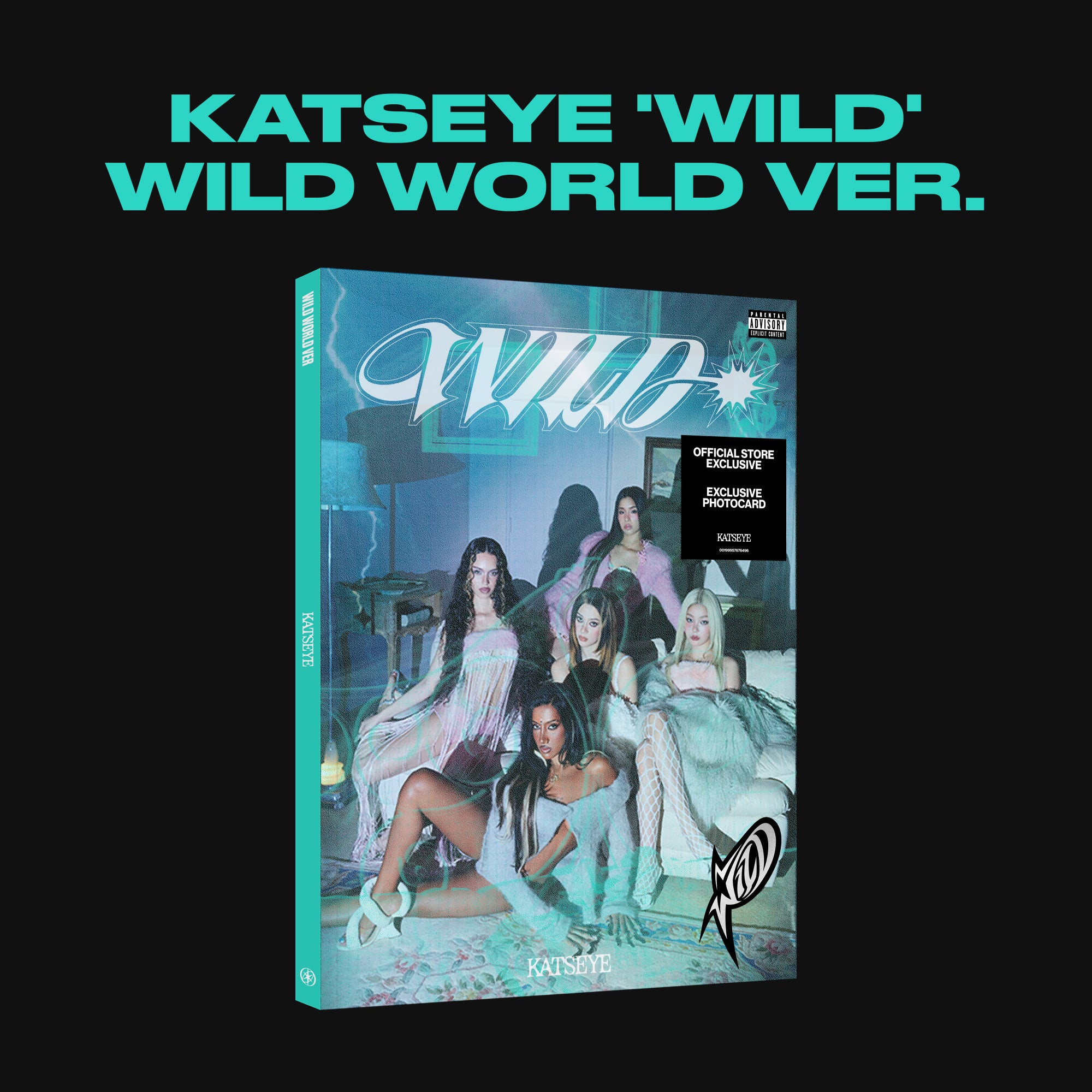 WILD - Wild world ver. - Official Store Exclusive CD - KATSEYE