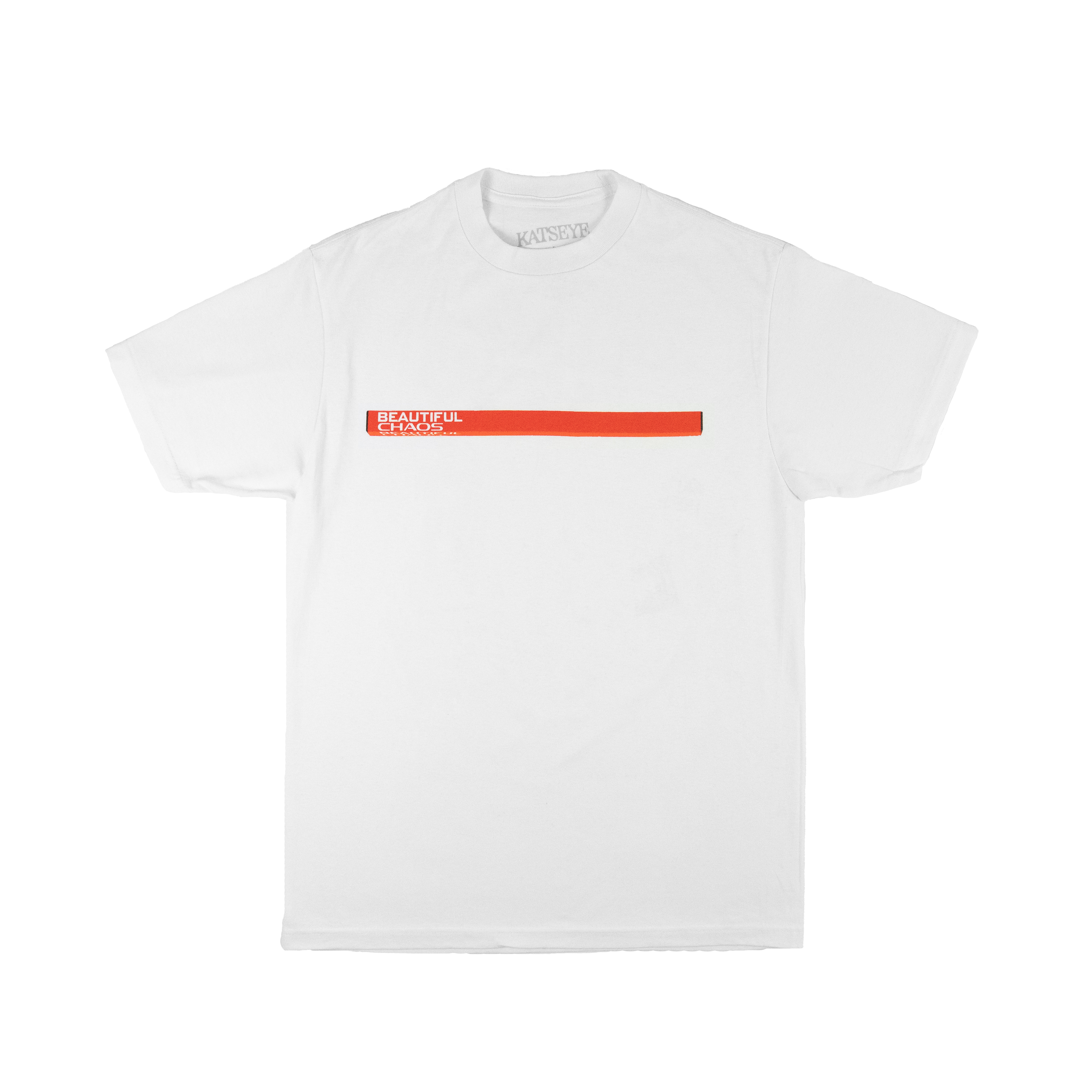 BEAUTIFUL CHAOS Routing T-Shirt (White) - KATSEYE Official Store