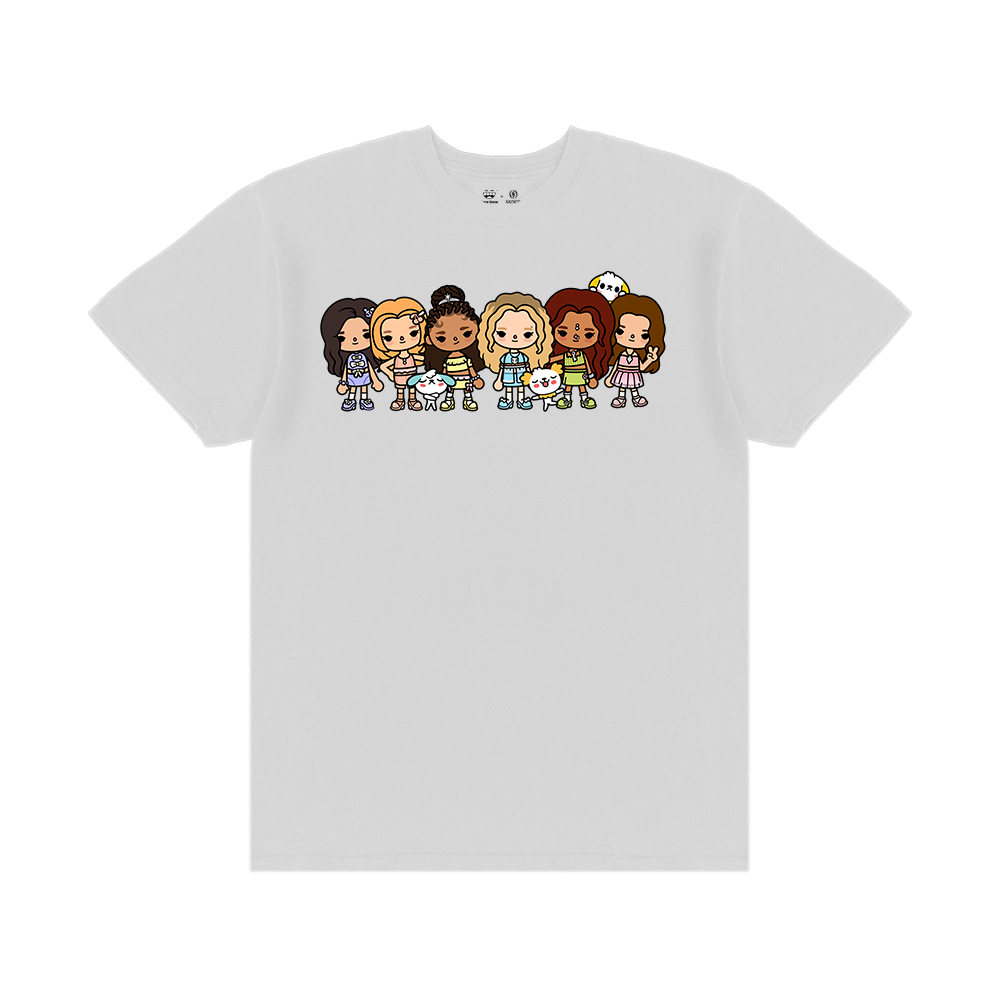KATSEYE x Toca Boca White T-Shirt - KATSEYE Official Store