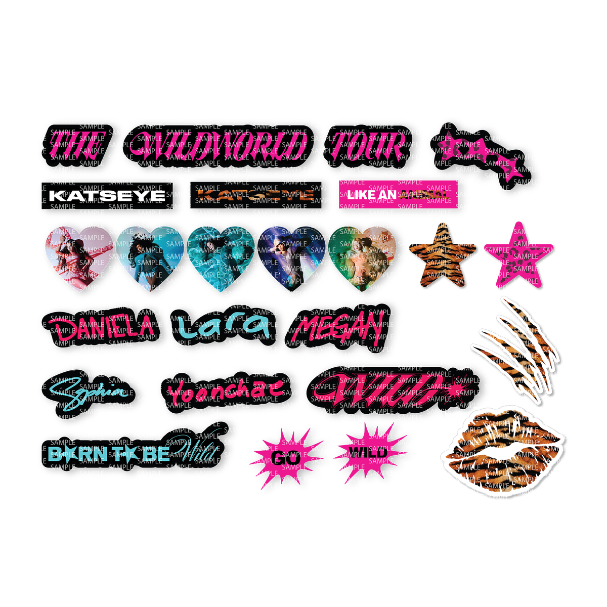 WILDWORLD Sticker Set