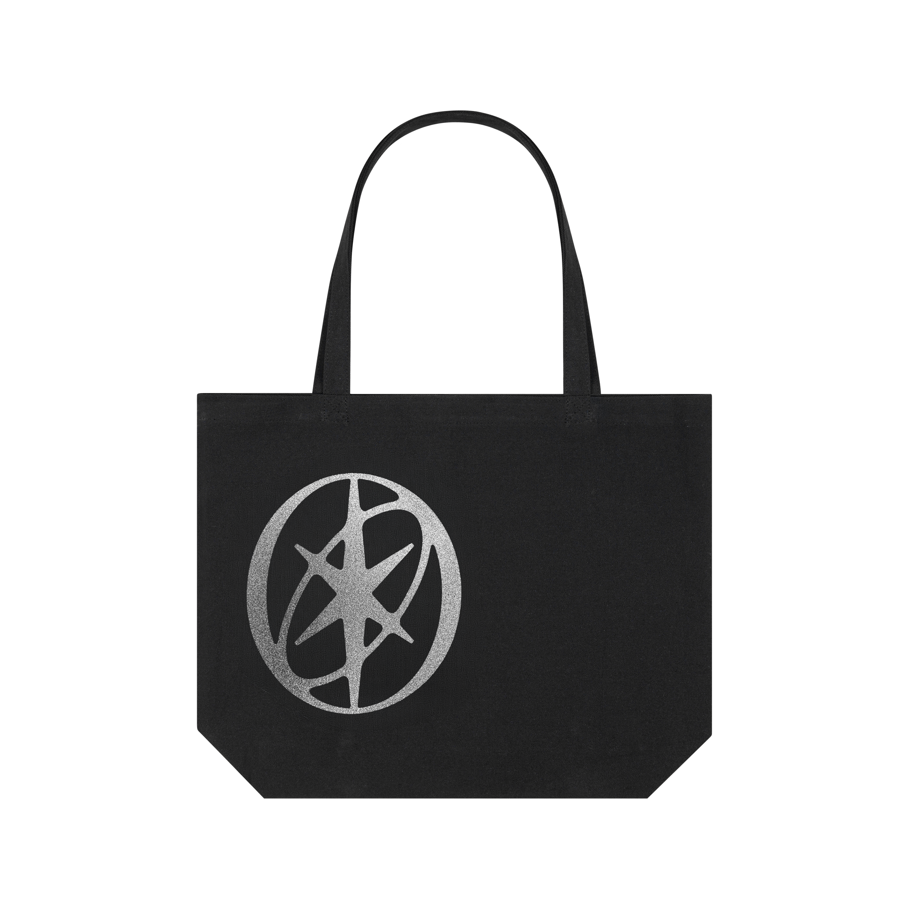 KATSEYE Silver Logo Tote Bag