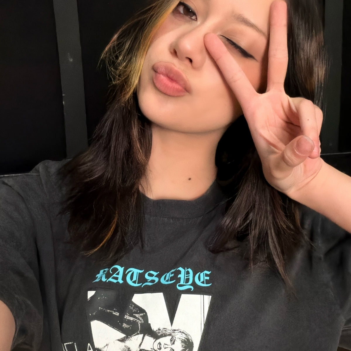 WILDWORLD Black Routing T-Shirt Megan