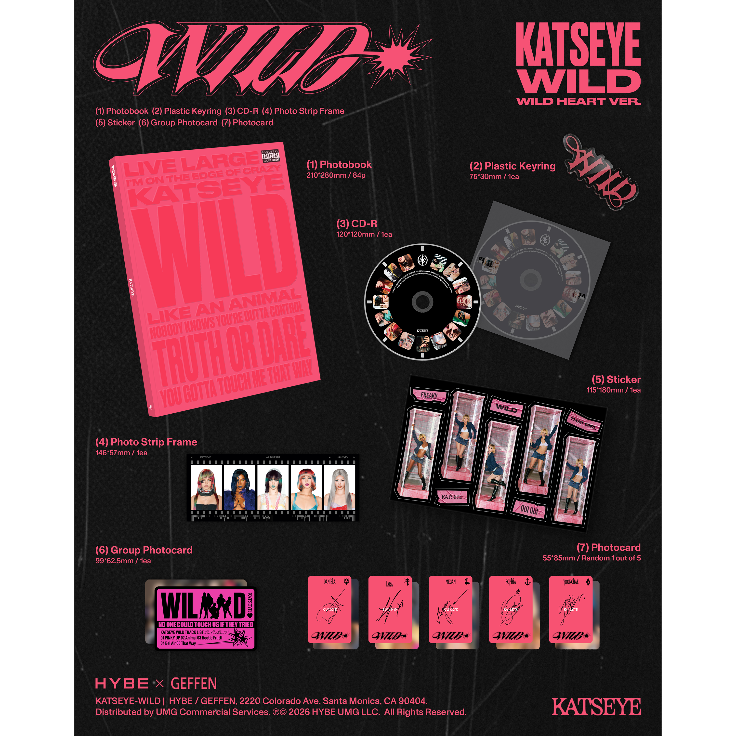 WILD - Wild heart ver. CD