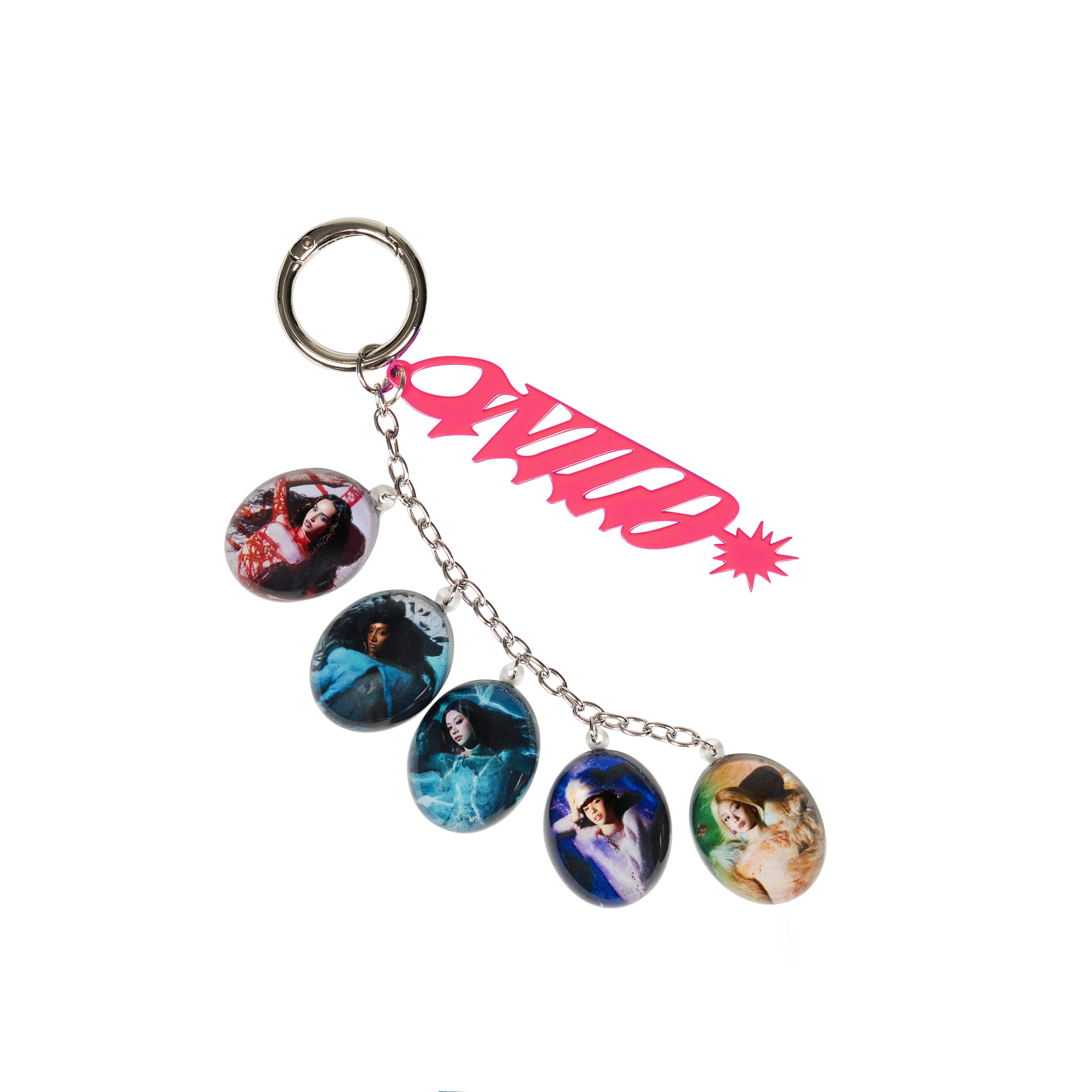 WILD Holographic Member Keyring Front