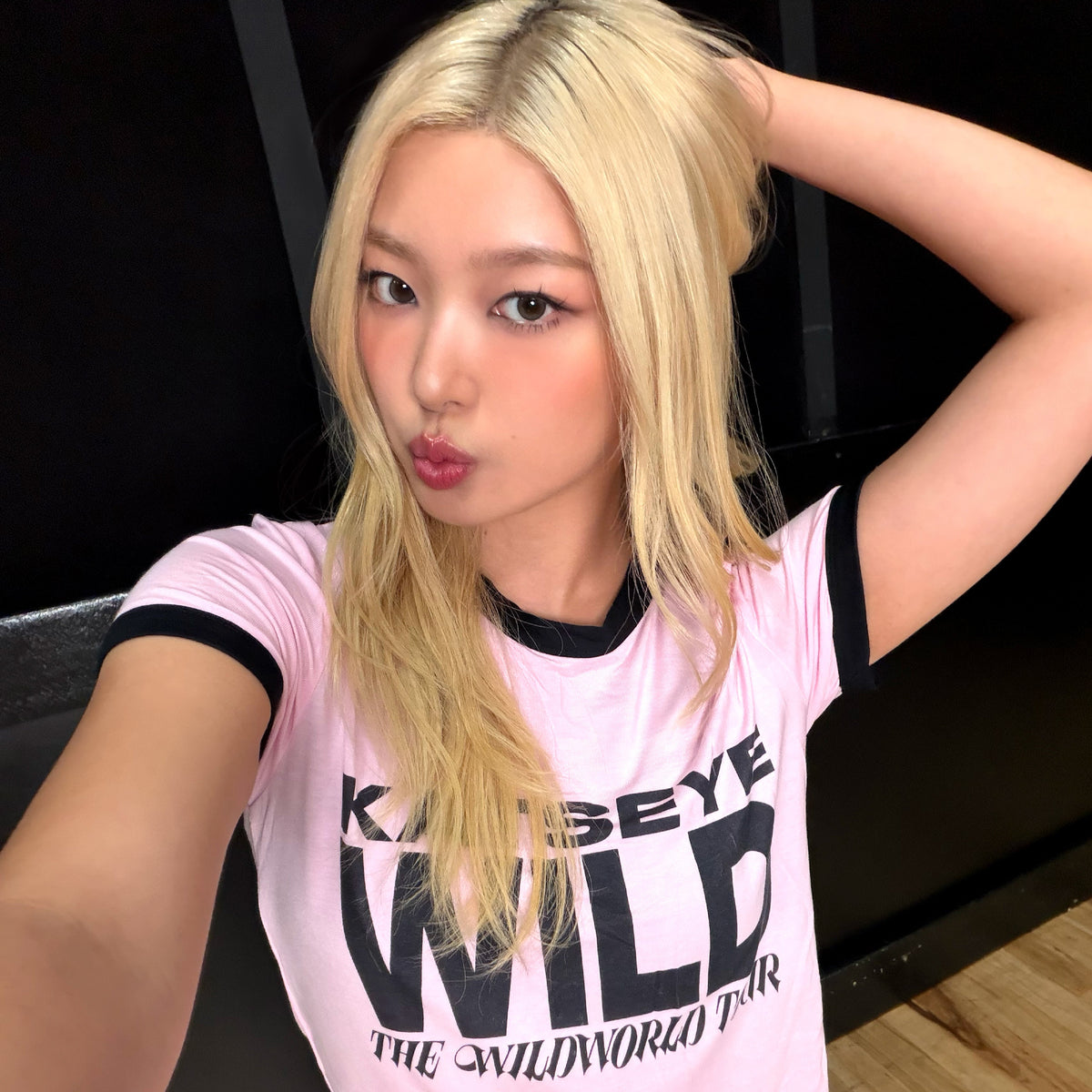 WILDWORLD Pink Ringer T-Shirt Yoonchae