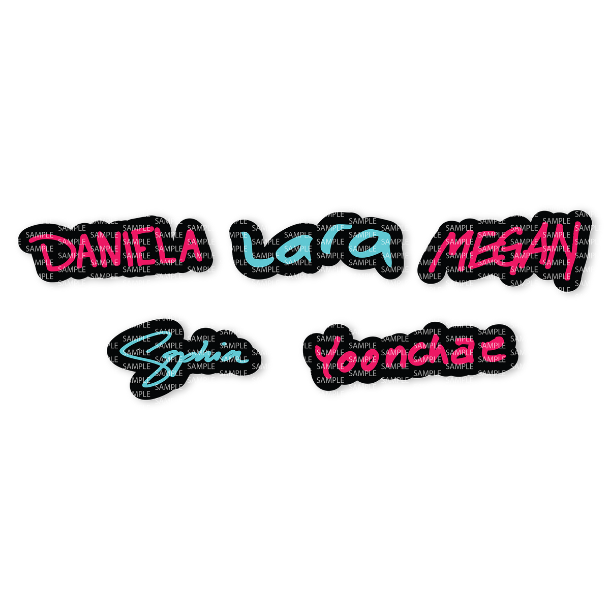 WILDWORLD Sticker Set Names