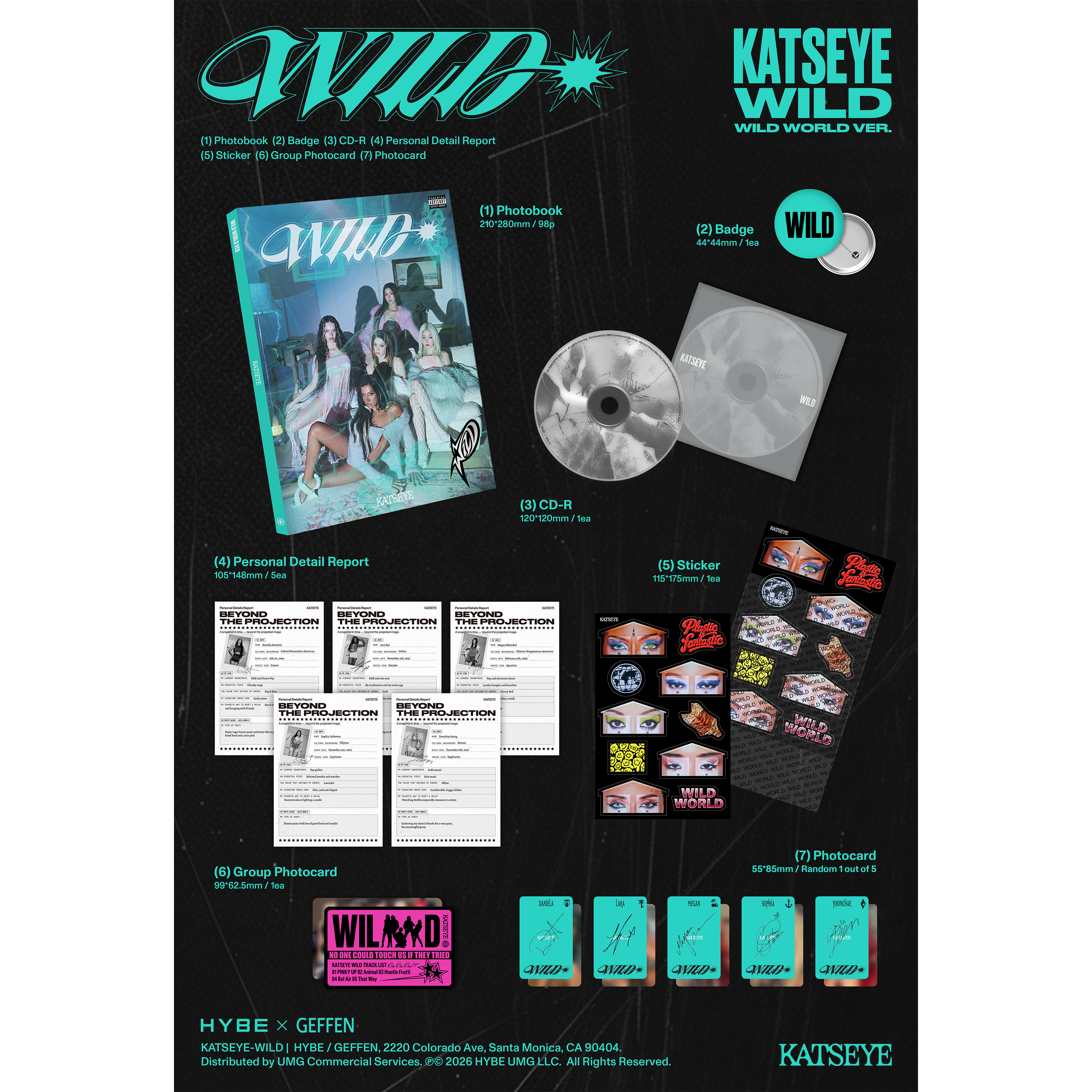 WILD - Wild world ver. - Official Store Exclusive CD