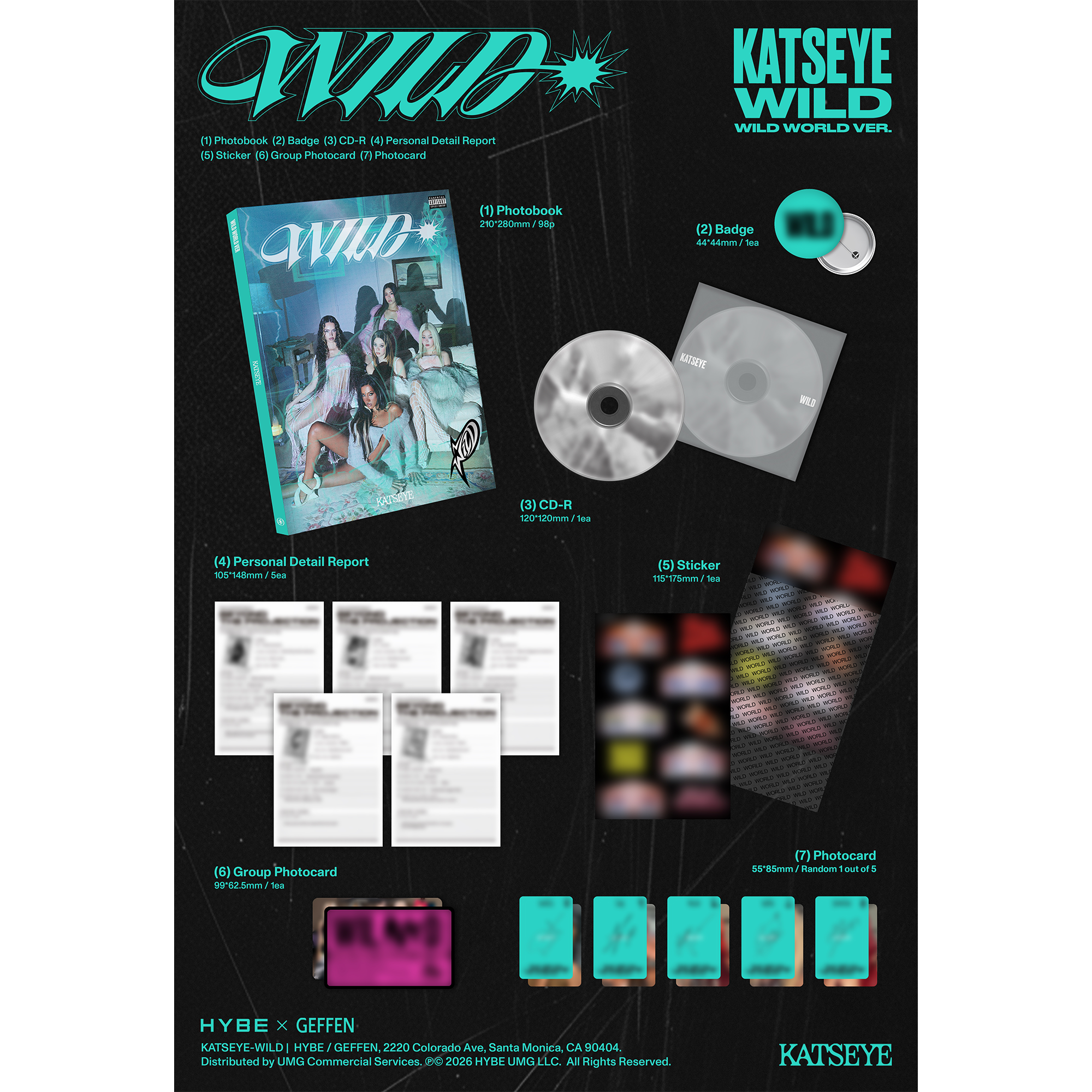 WILD - Wild world ver. CD
