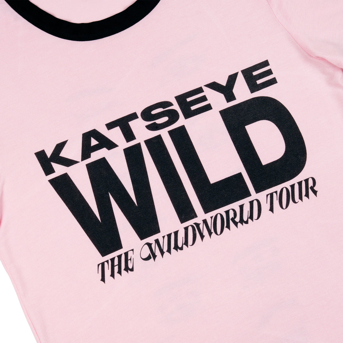 WILDWORLD Pink Ringer T-Shirt Detail