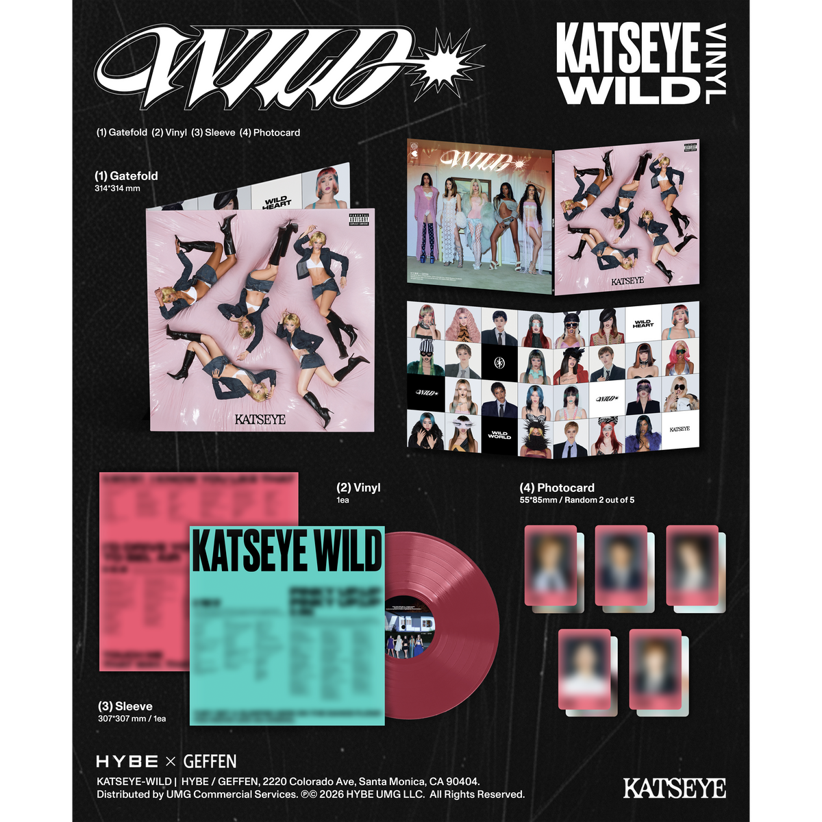 WILD - Official Store Exclusive Vinyl Details