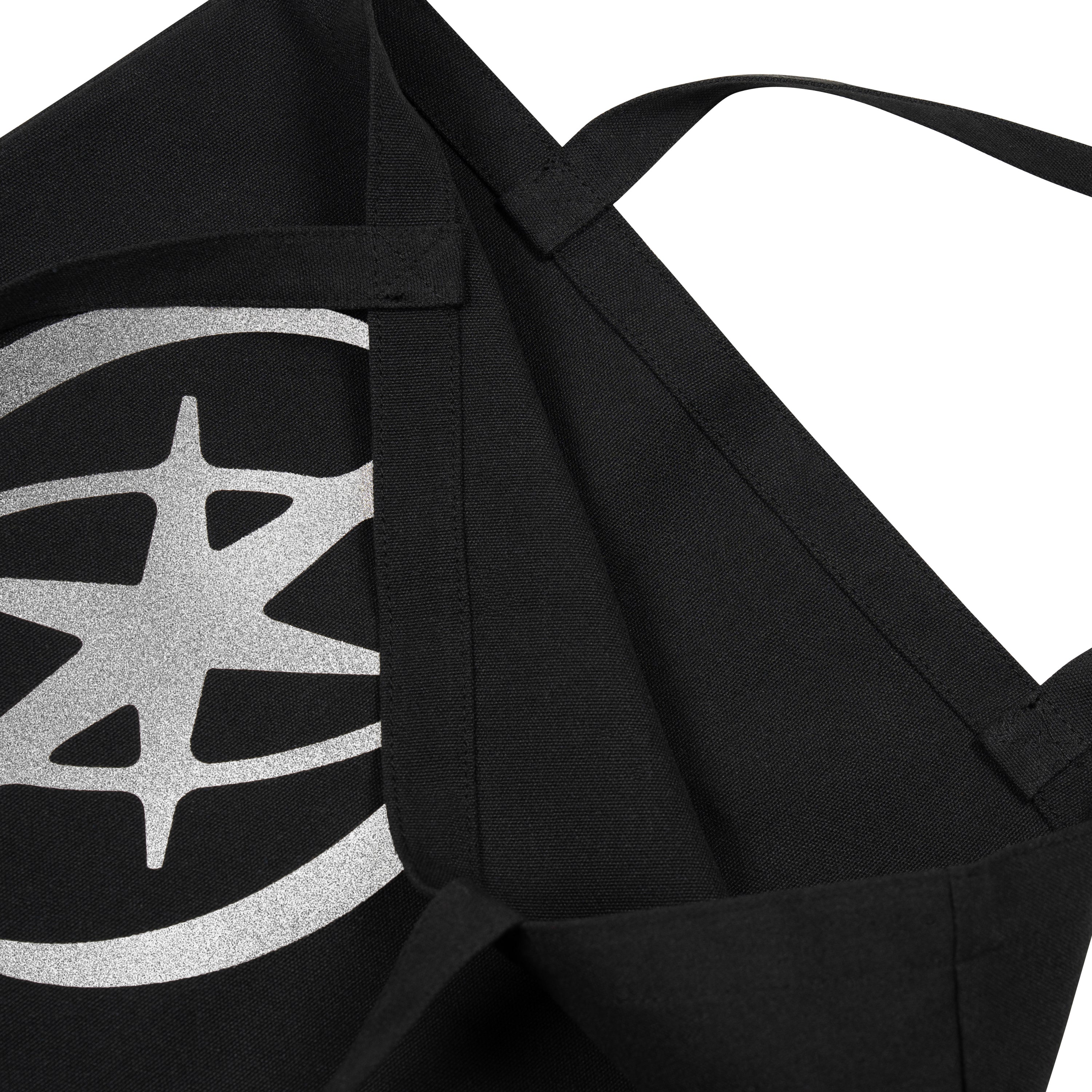 KATSEYE Silver Logo Tote Bag