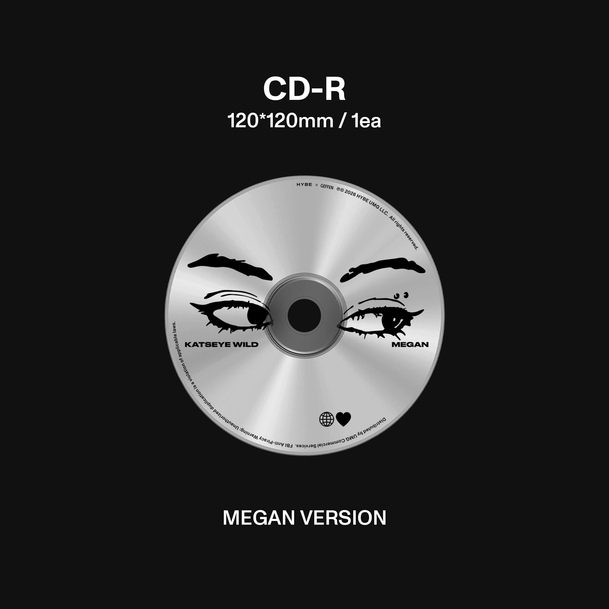WILD (Megan ver.) CD - KATSEYE Official Store