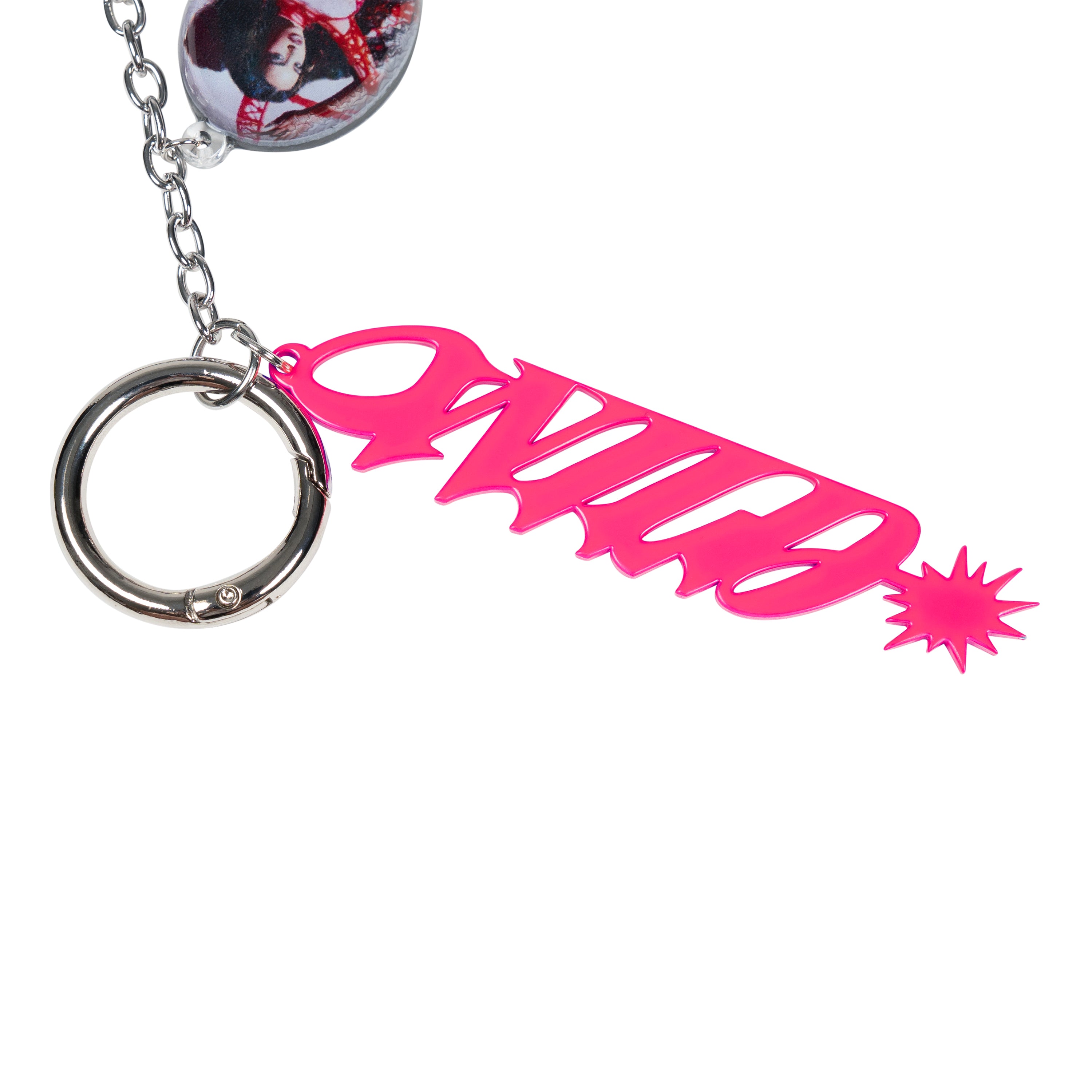 WILD Holographic Member Keyring Detail