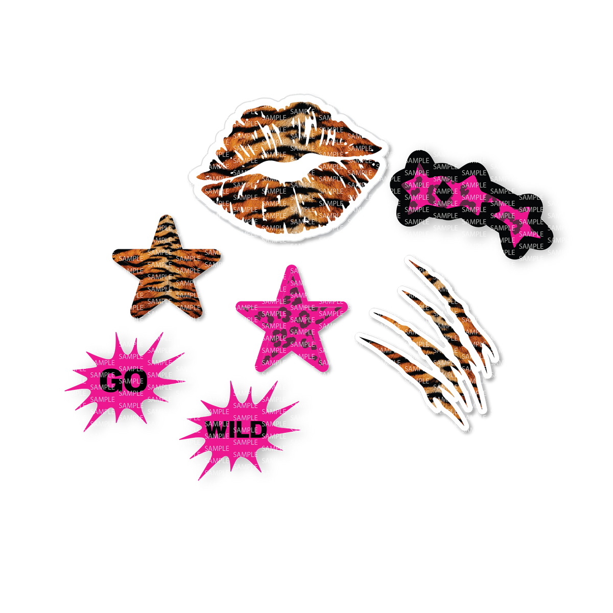WILDWORLD Sticker Set Designs
