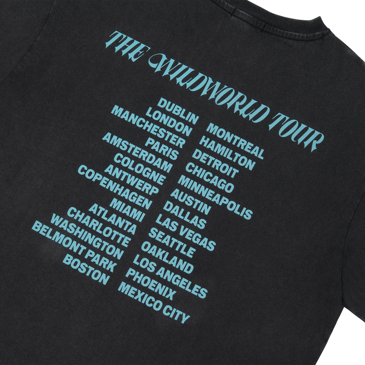 WILDWORLD Black Routing T-Shirt Back Detail