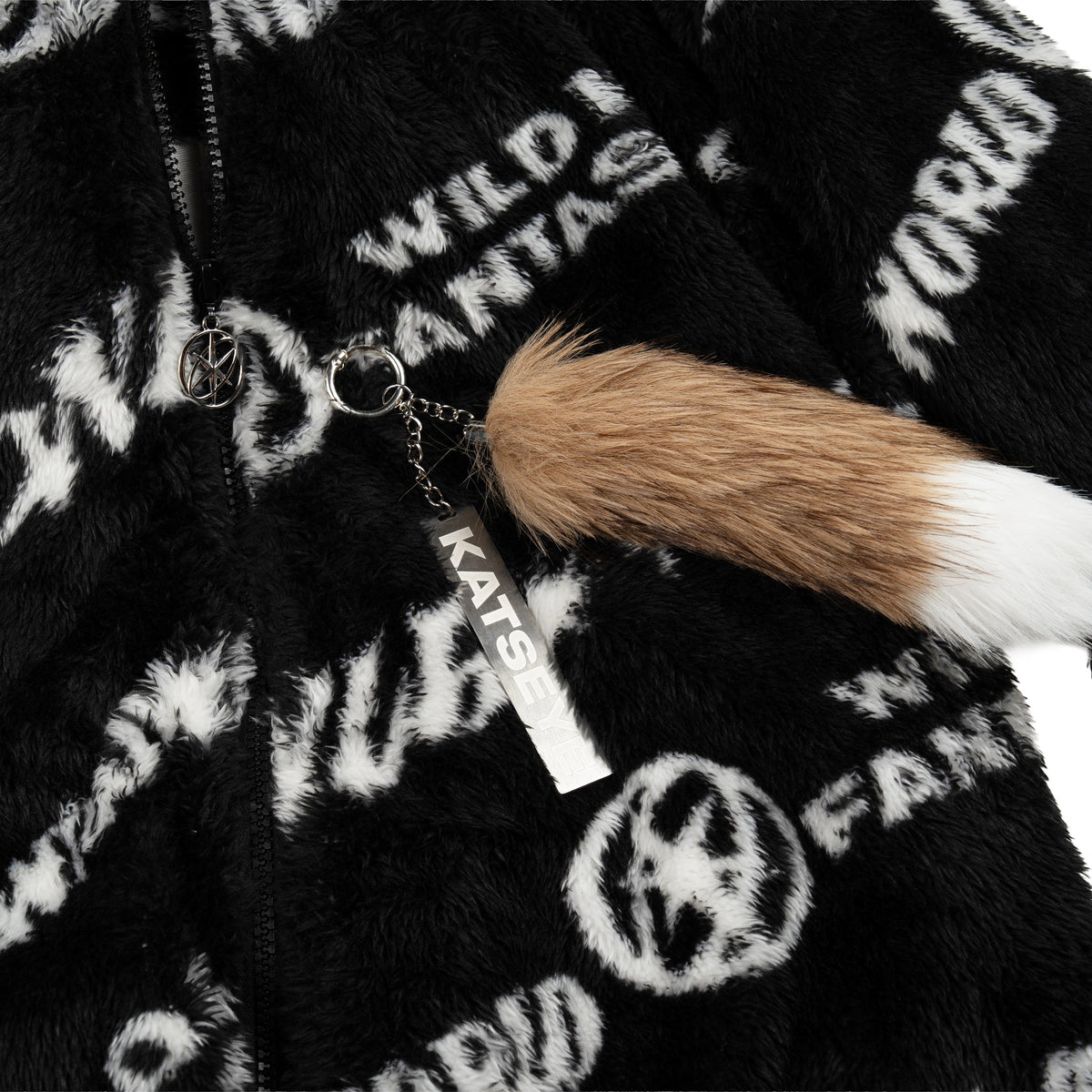 WILD Tail Keyring On Jacket