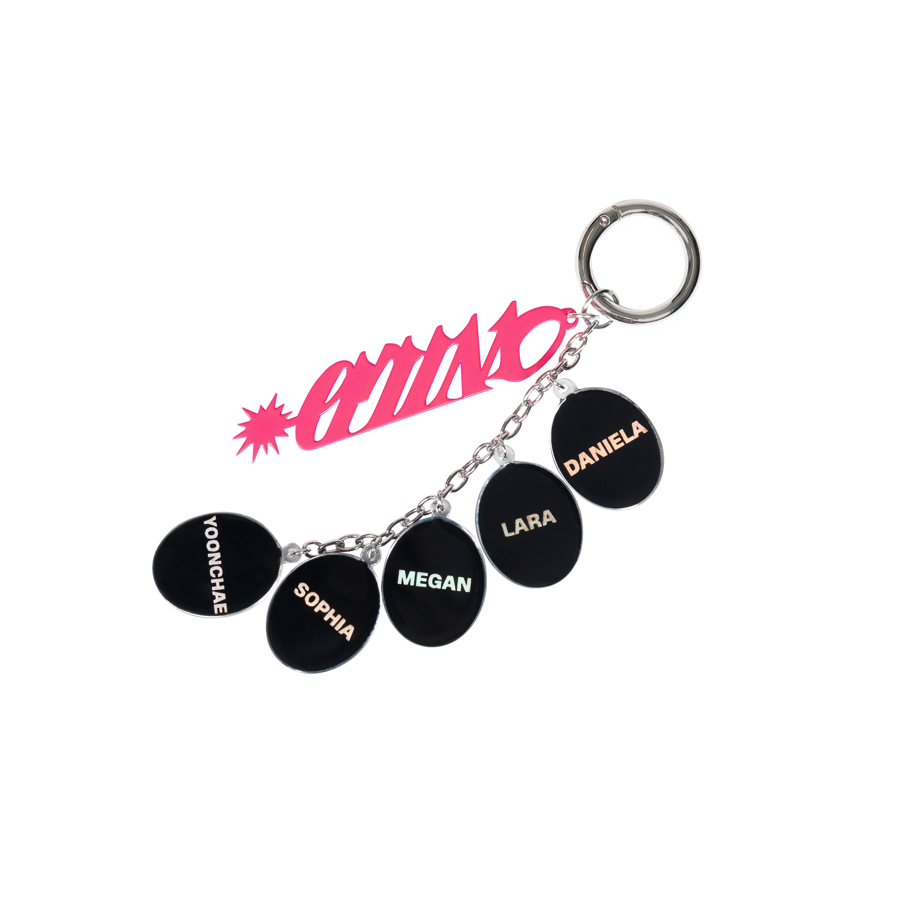 WILD Holographic Member Keyring Back