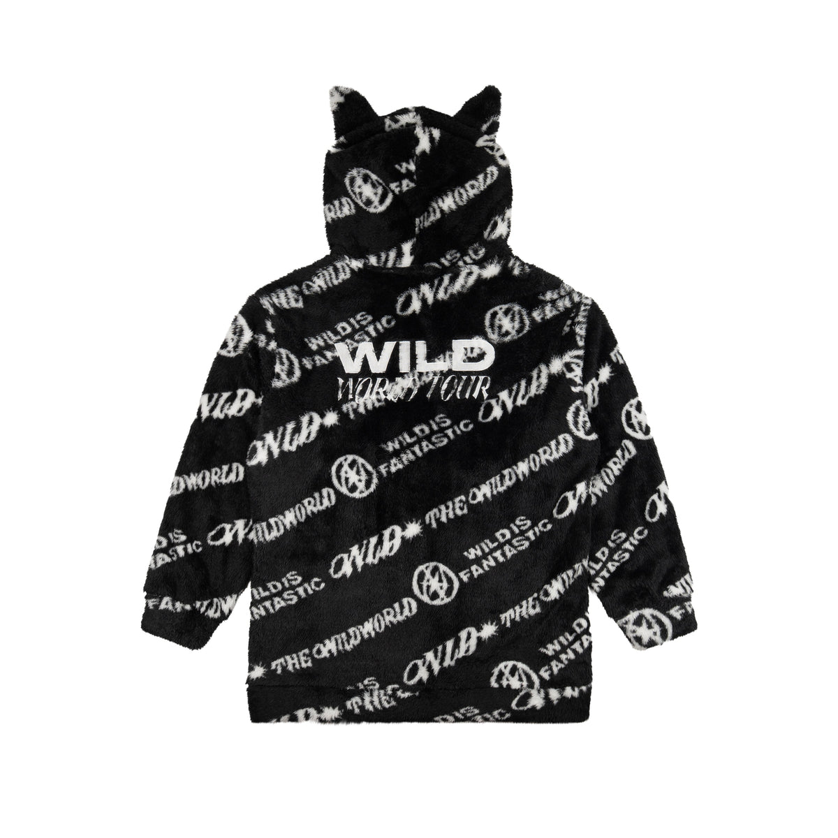 Cat Ear Blanket Zip-Up Back