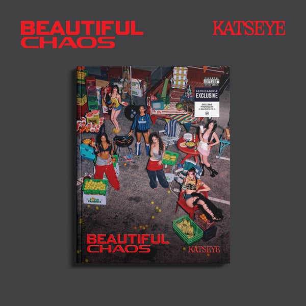KATSEYE – Set Fan Con 60 Photocard E 72 Adesivi, Design Beautiful Chaos, Regalo Per Ragazze E Collezionisti
