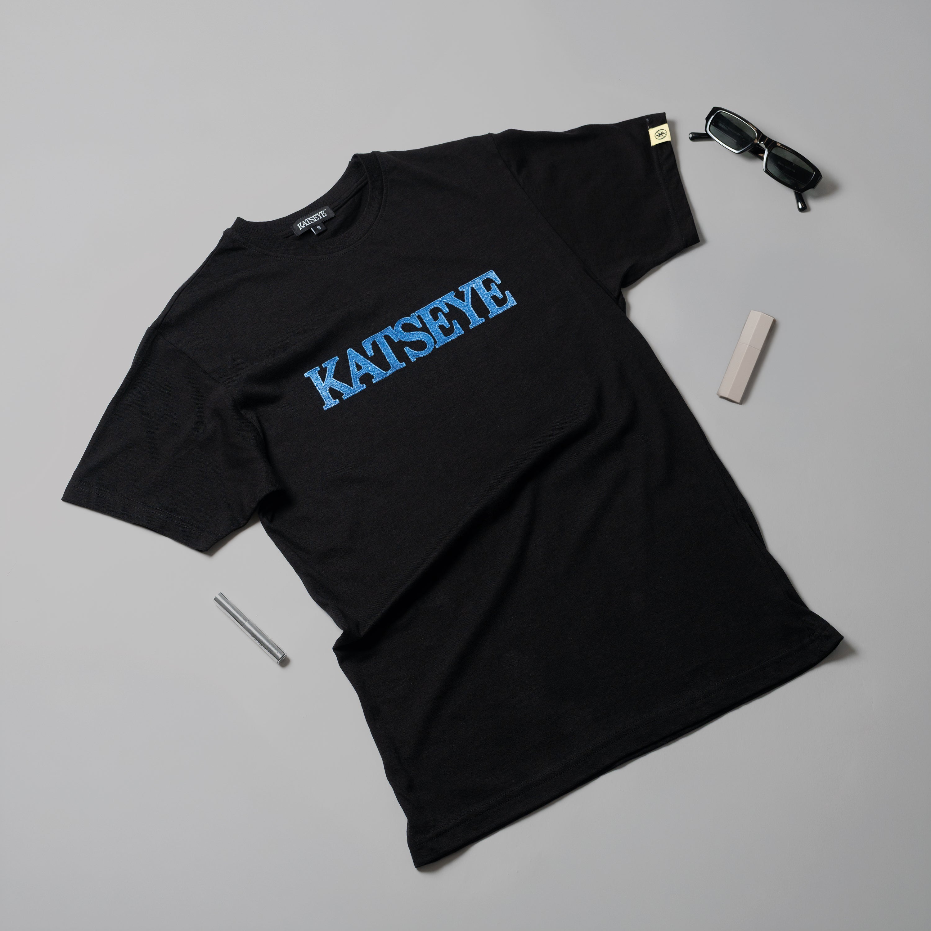 KATSEYE Black Denim Logo T-Shirt