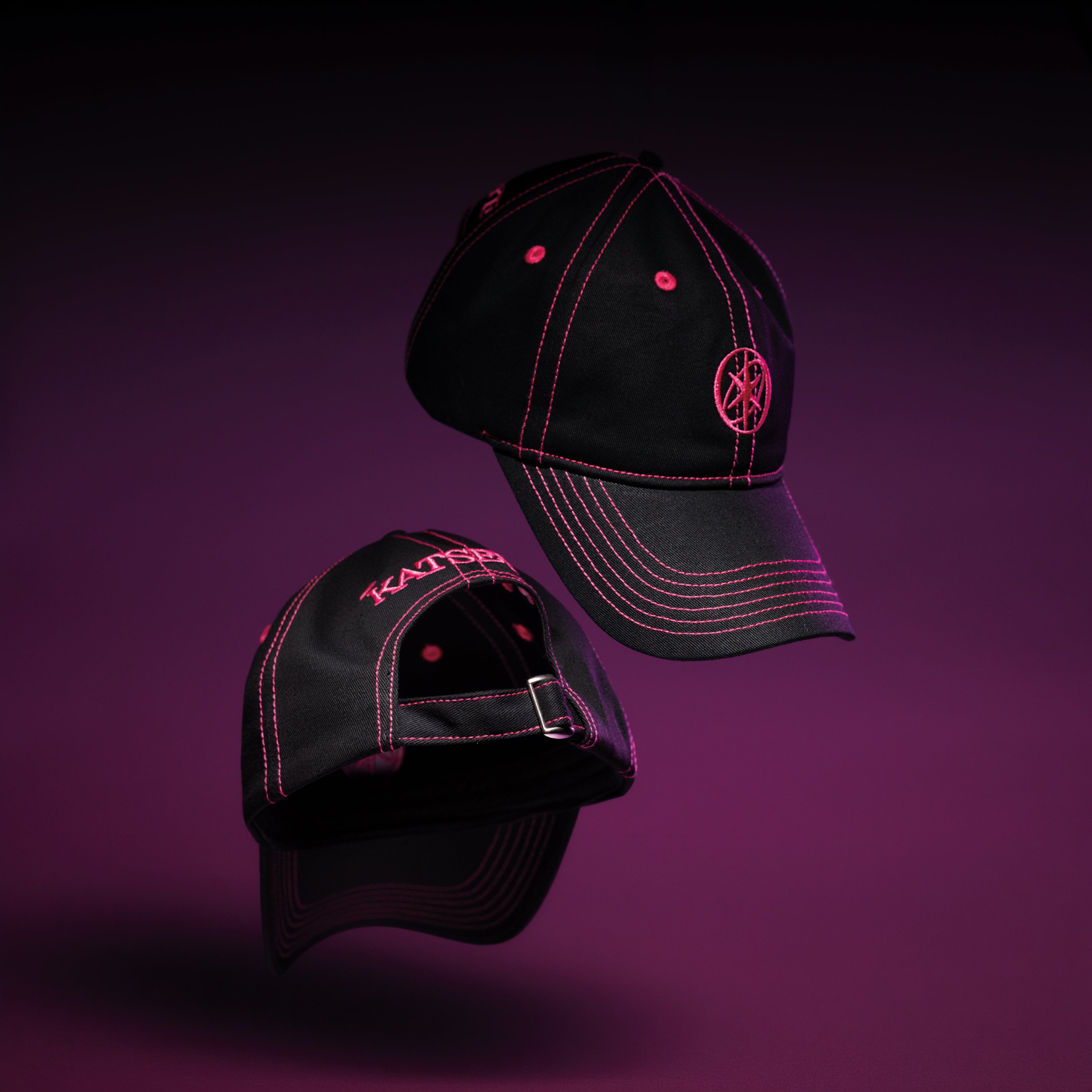 KATSEYE Pink Logo Ball Cap