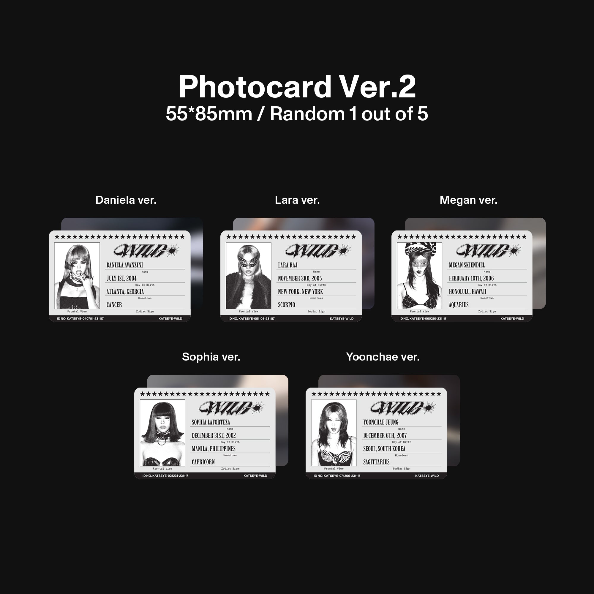 WILD (Member ver.) CD (Random)
