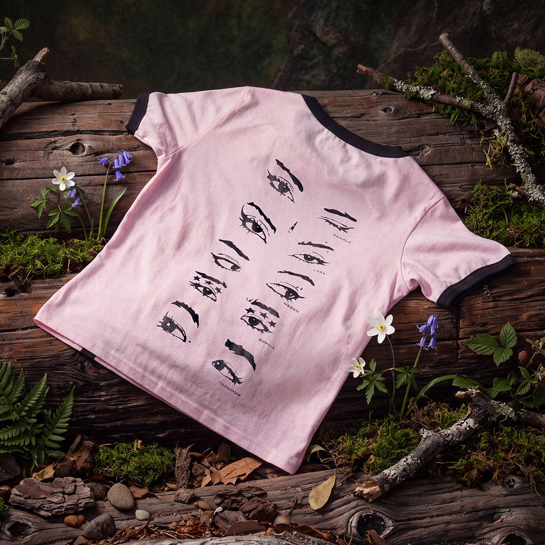 WILDWORLD Pink Ringer T-Shirt Lifestyle Back