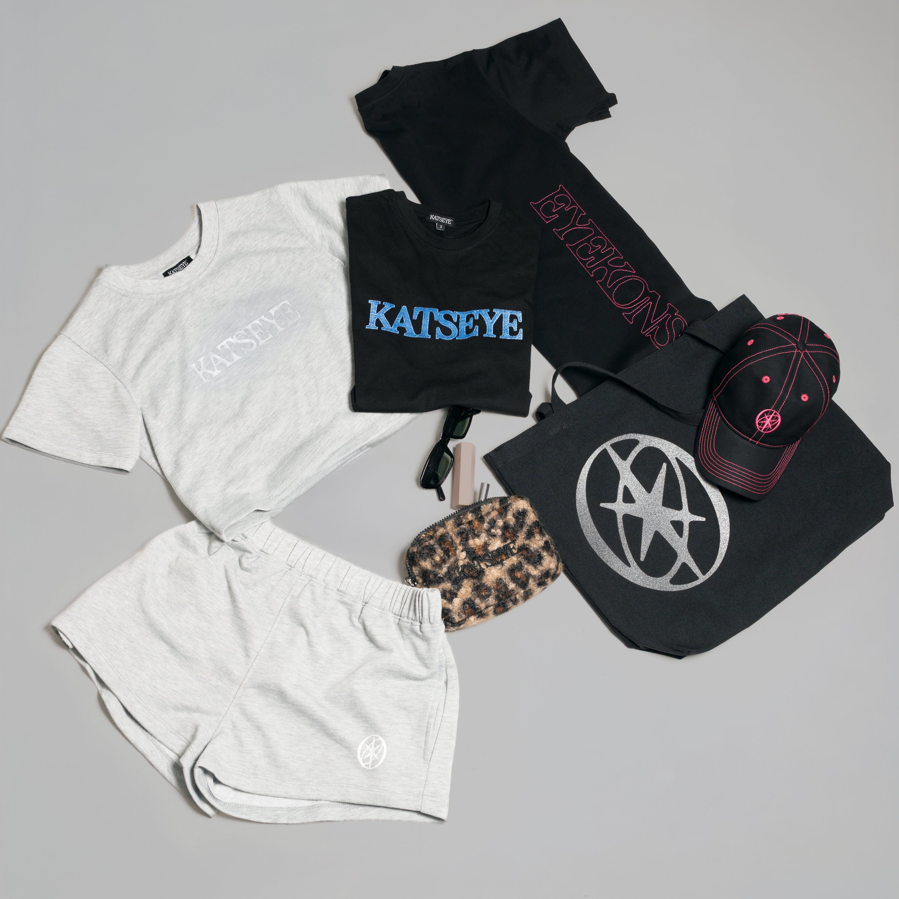 KATSEYE Silver Logo Tote Bag