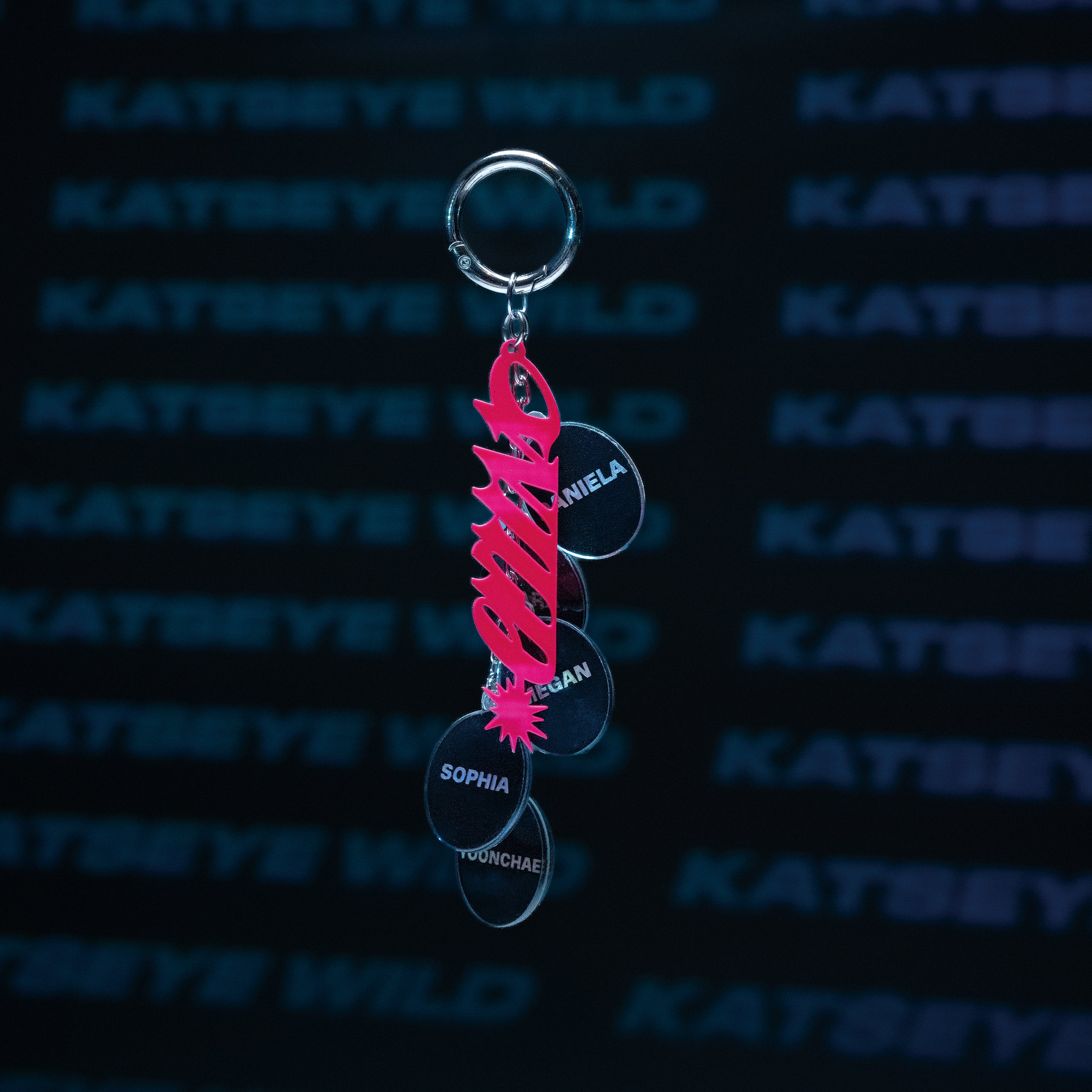 WILD Holographic Member Keyring Lifestyle