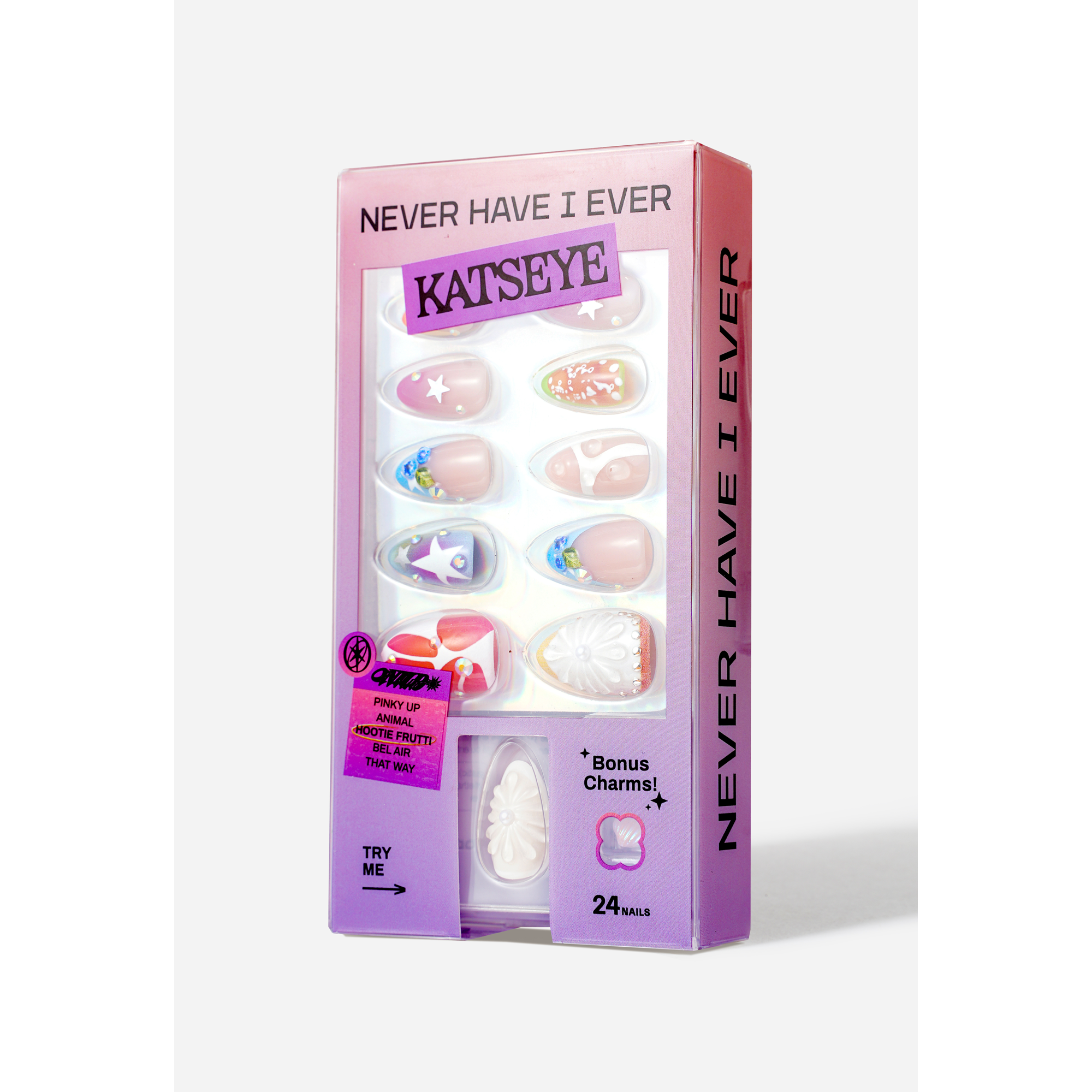 KATSEYE HOOTIE FRUTTI Press-On Nails Box