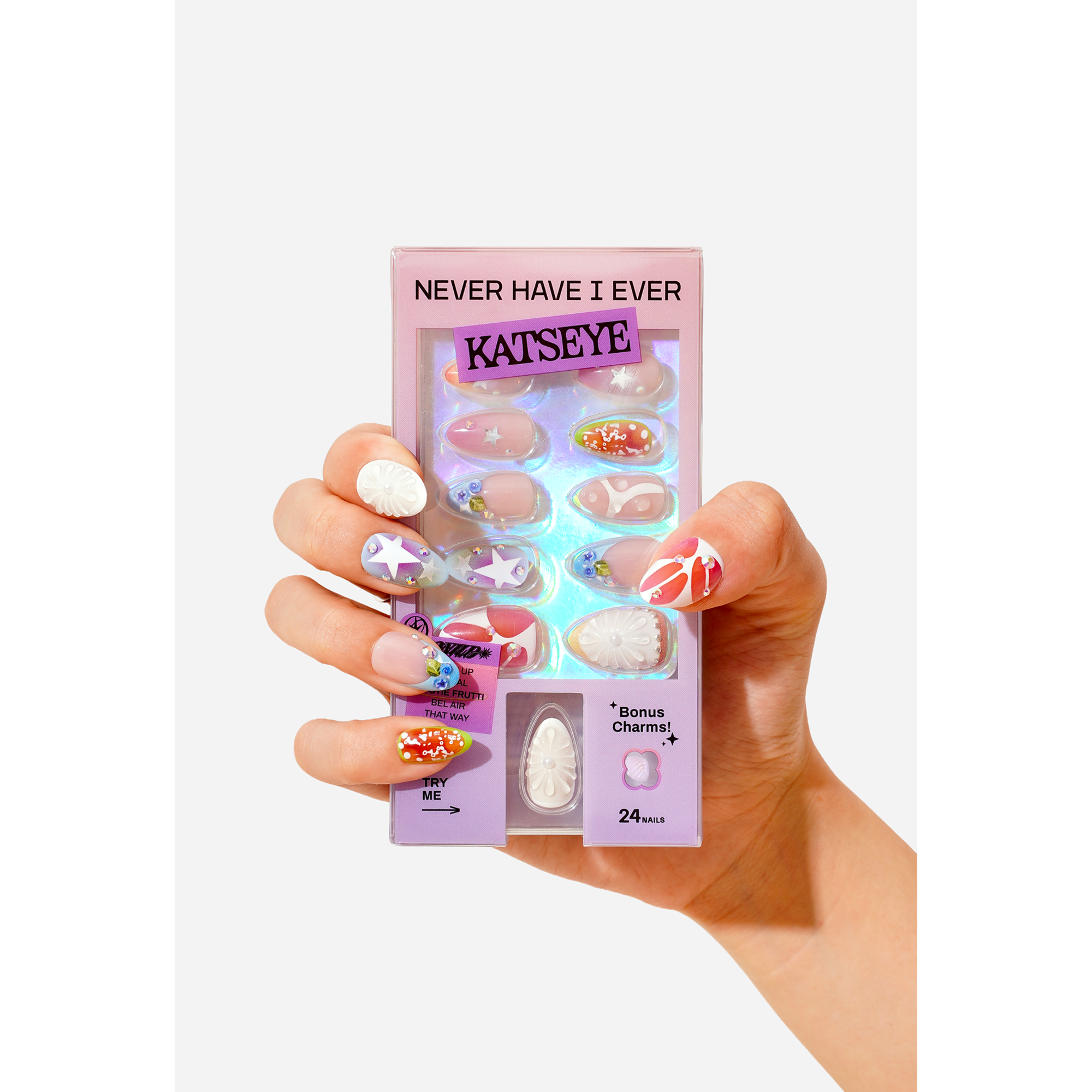 KATSEYE HOOTIE FRUTTI Press-On Nails 