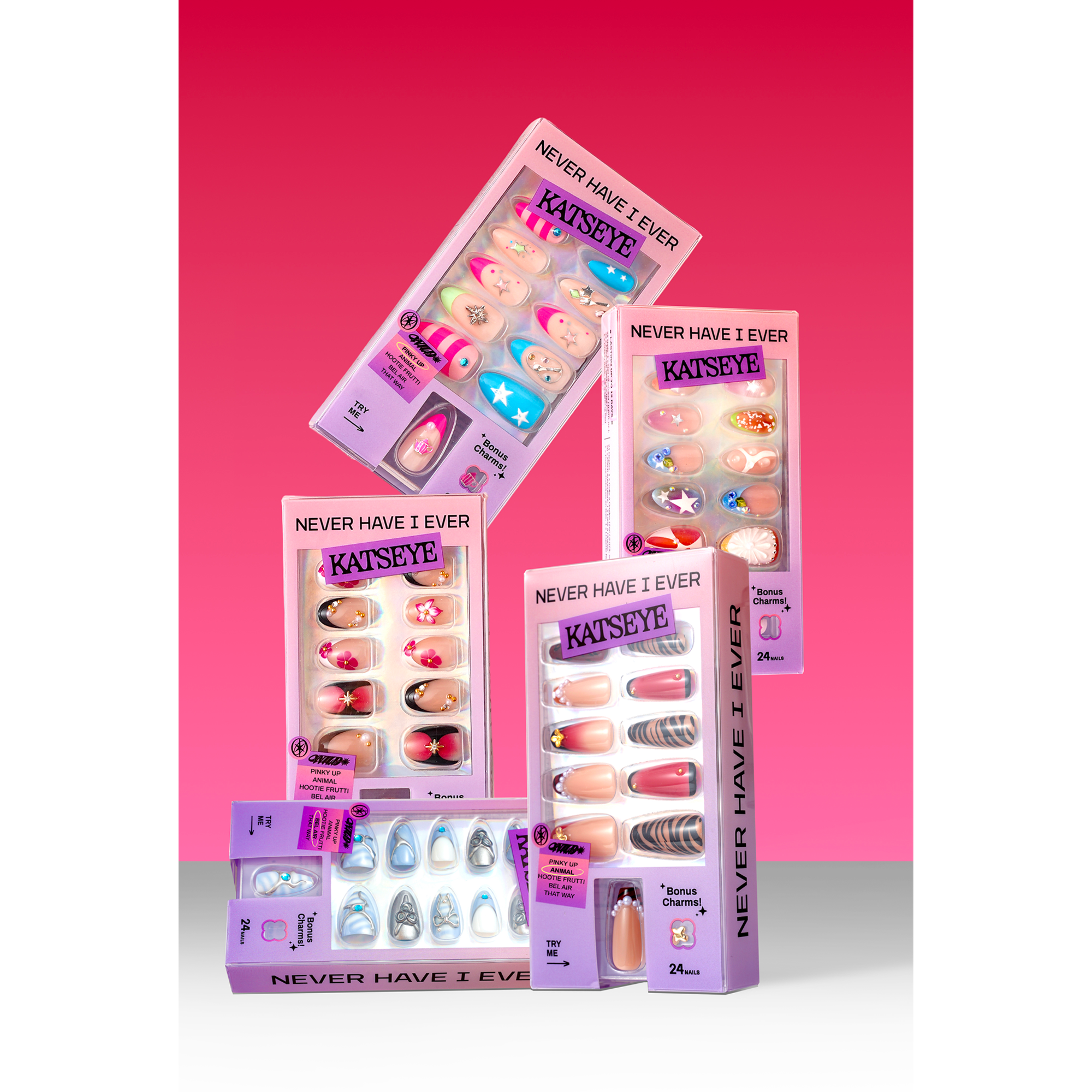 KATSEYE HOOTIE FRUTTI Press-On Nails All Sets