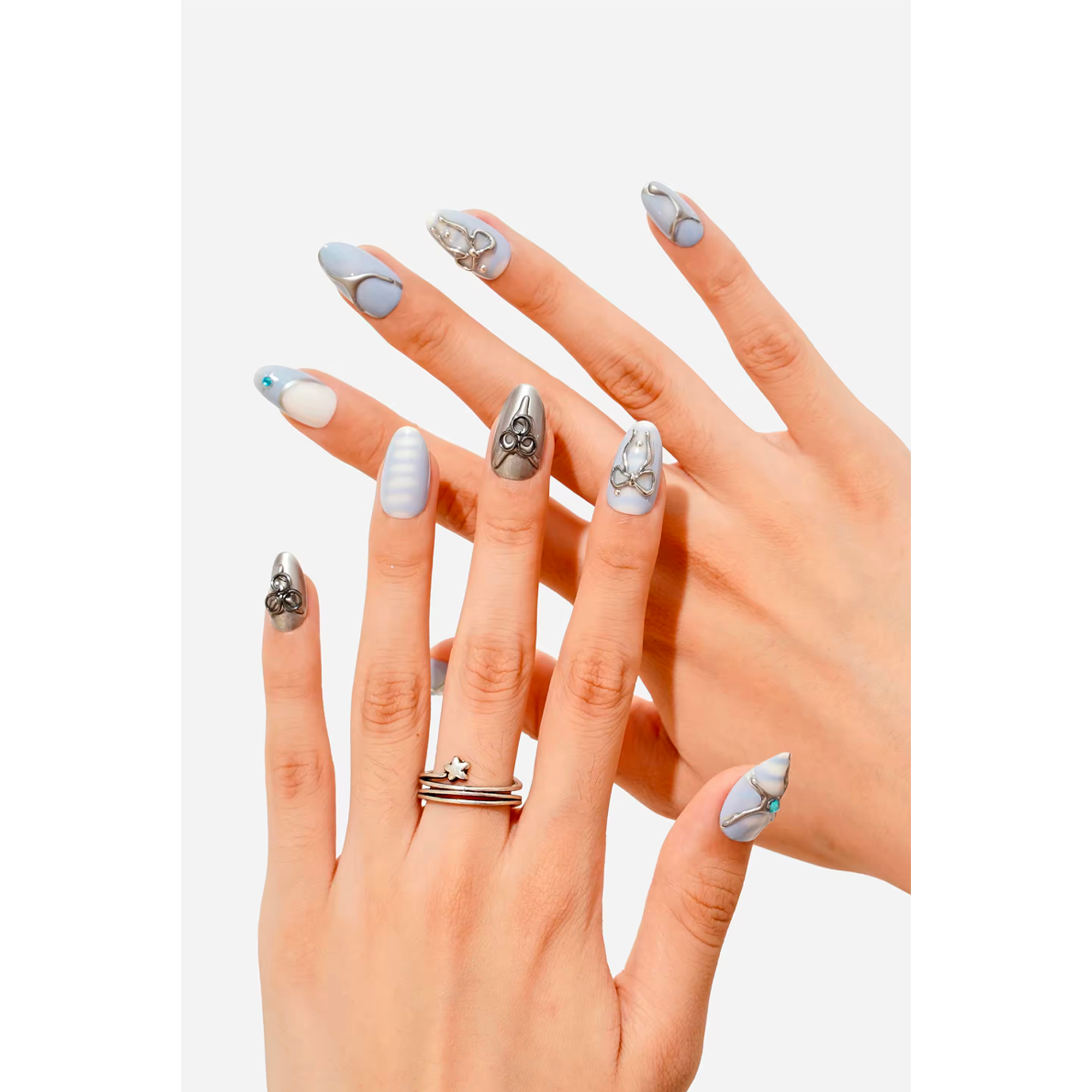 KATSEYE BEL AIR Press-On Nails On Hand