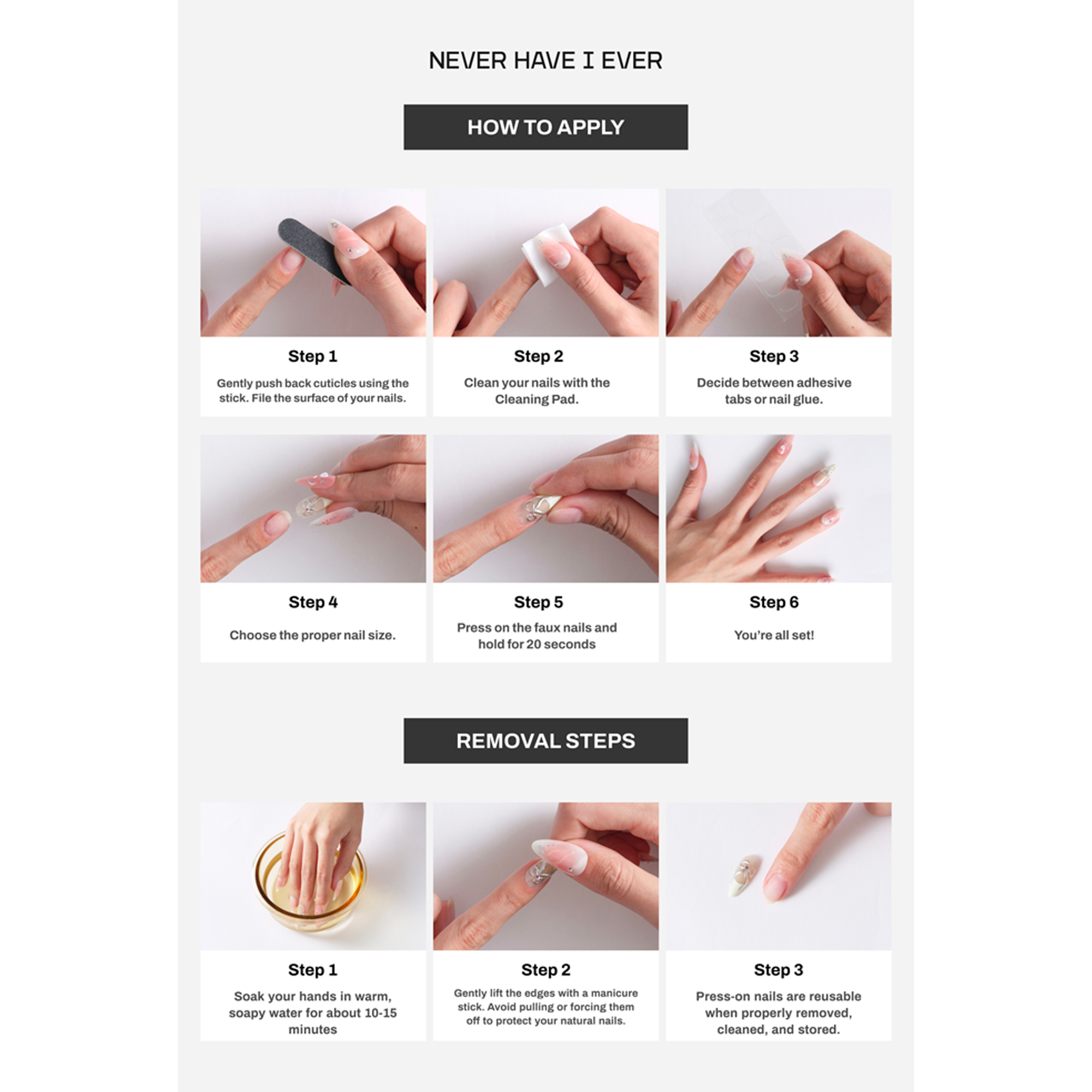 KATSEYE BEL AIR Press-On Nails Instructions