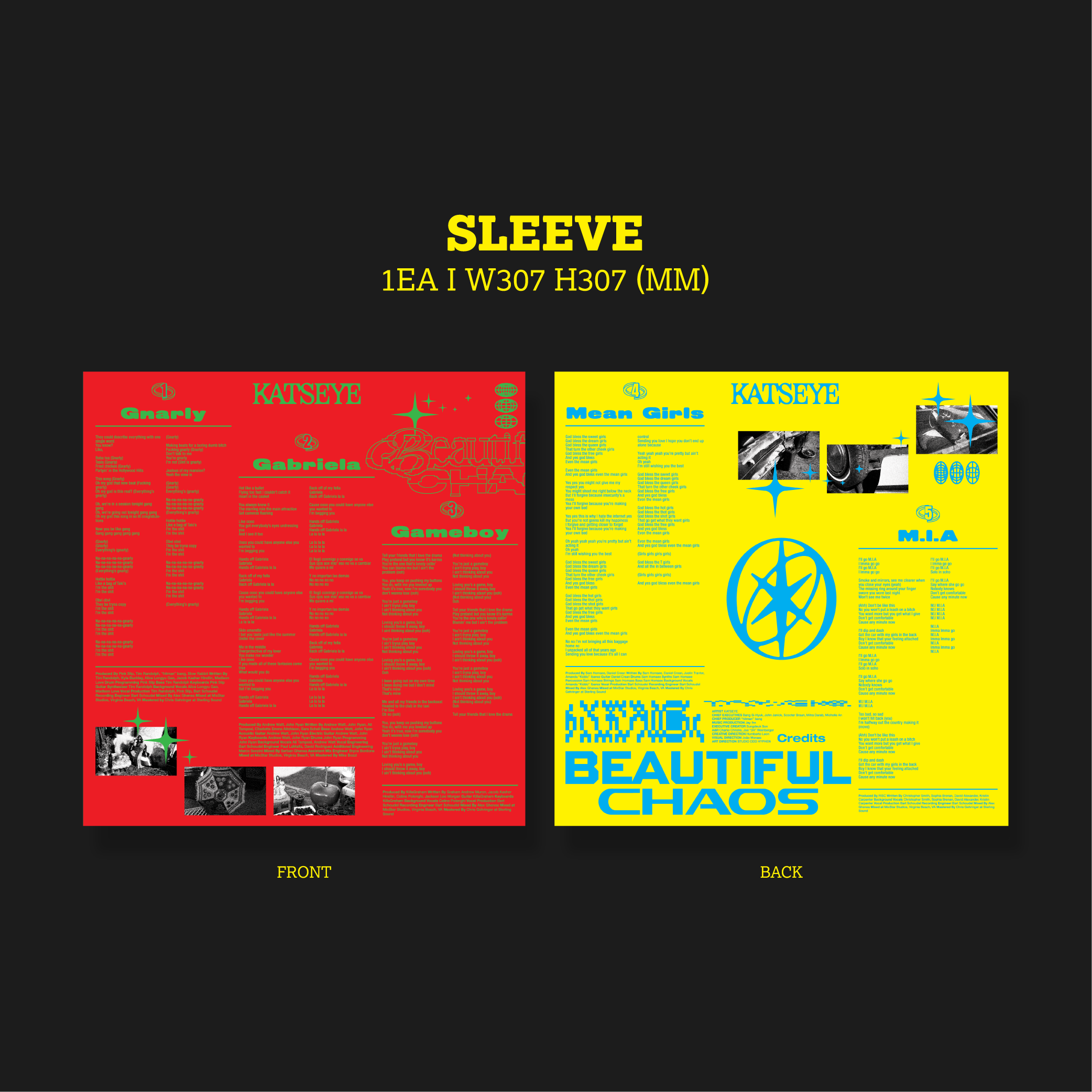 BEAUTIFUL CHAOS - Official Store Exclusive Signed Vinyl - KATSEYE BEAUTIFUL CHAOS - Official Store Exclusive Signed Vinyl - KATSEYE