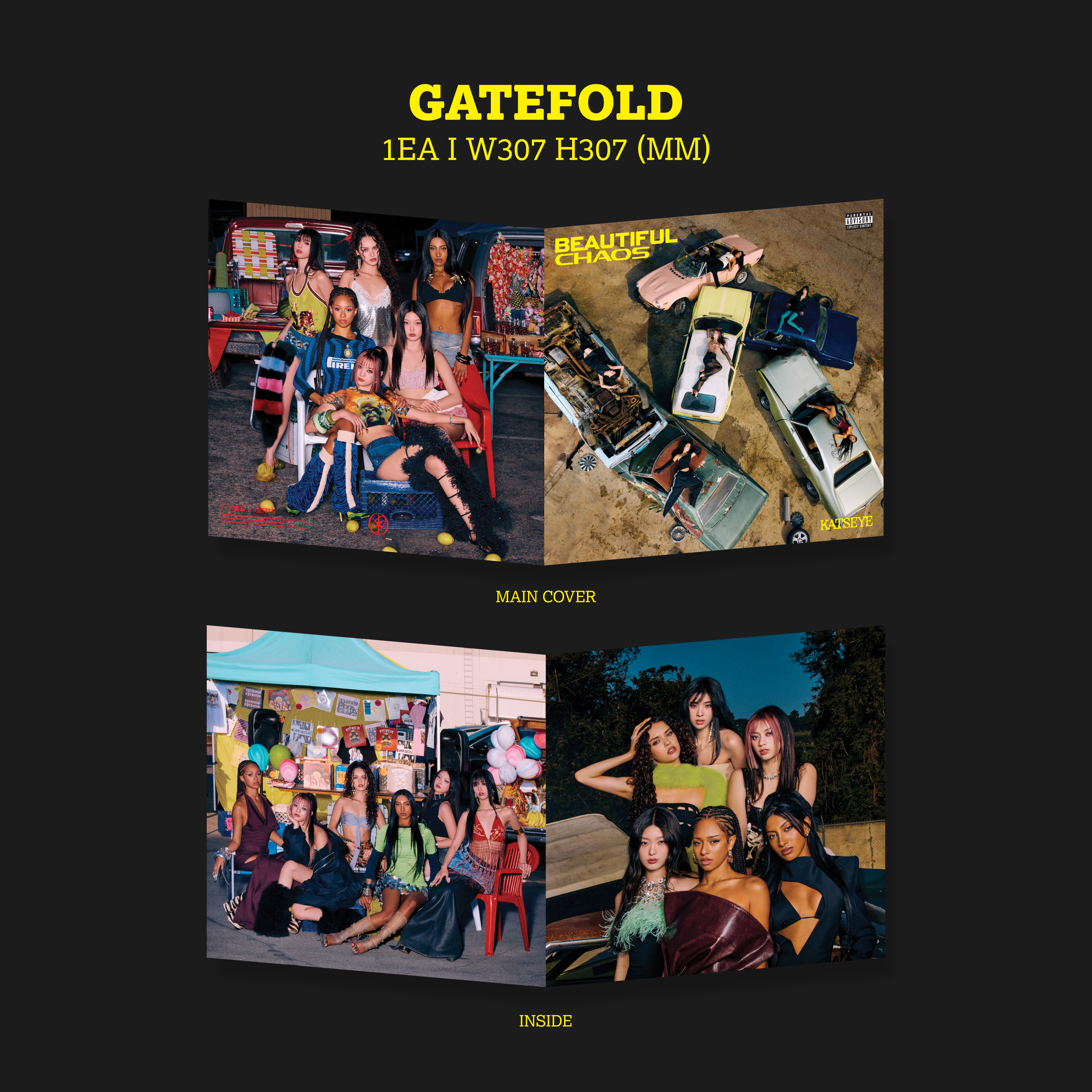 BEAUTIFUL CHAOS - Standard Vinyl - KATSEYE Official Store BEAUTIFUL CHAOS - Standard Vinyl - KATSEYE Official Store