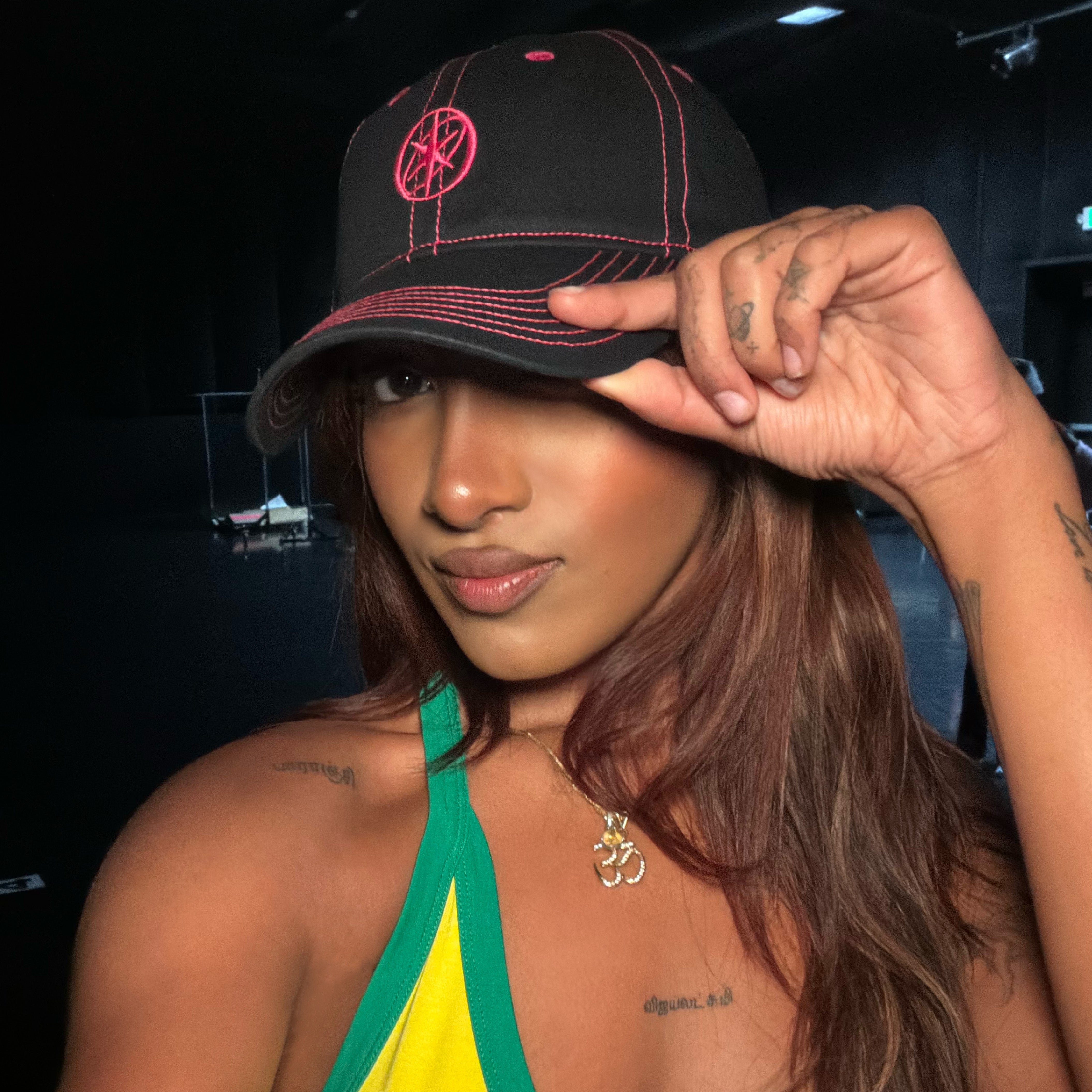 KATSEYE Pink Logo Ball Cap