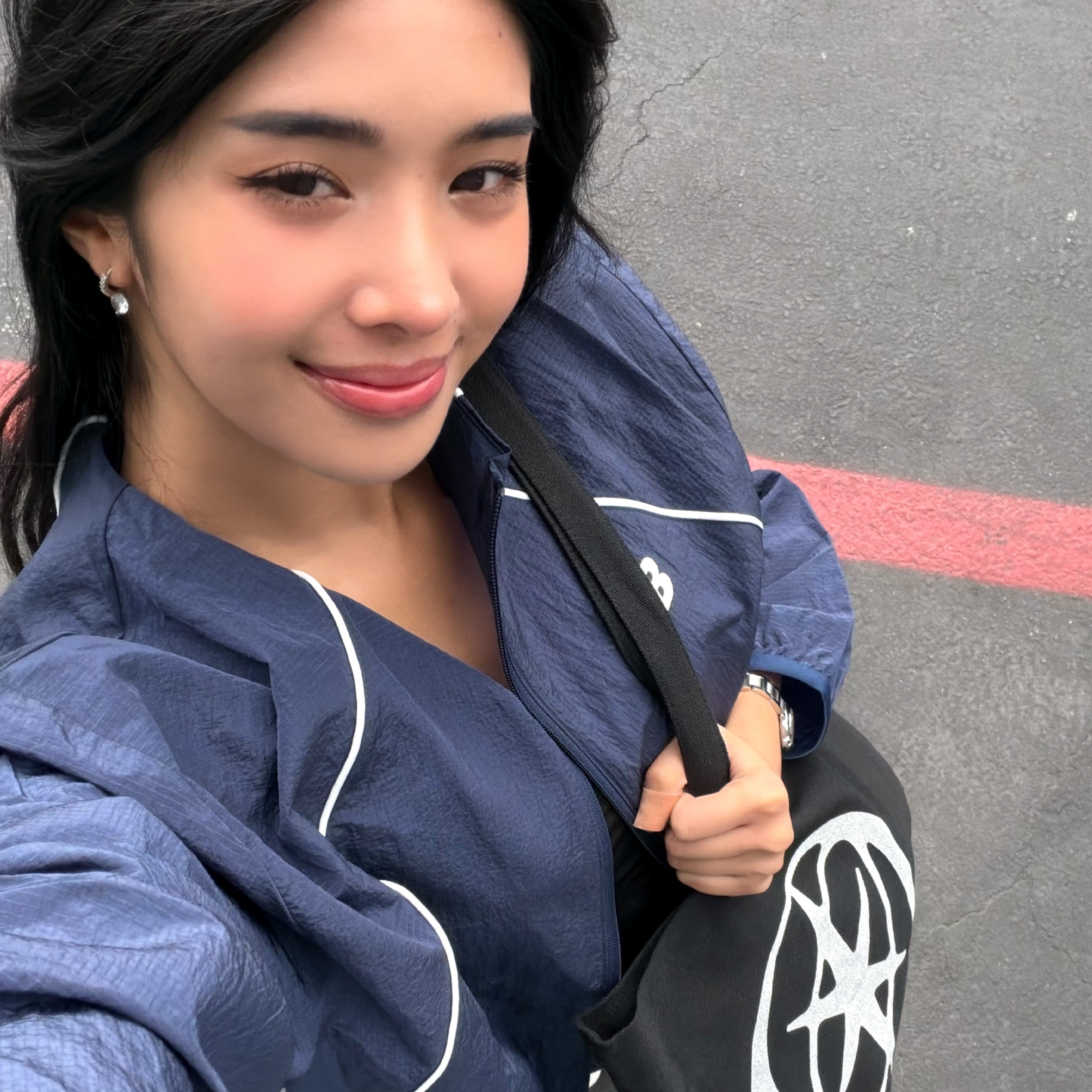 KATSEYE Silver Logo Tote Bag