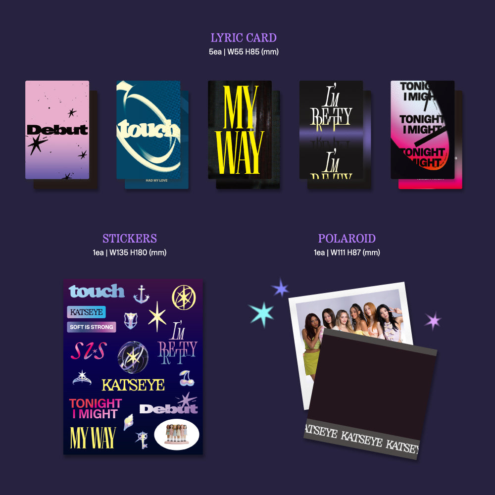 KATSEYE - "SIS (Soft Is Strong) - Strong Ver." - Official Store Exclusive Lyric Card
