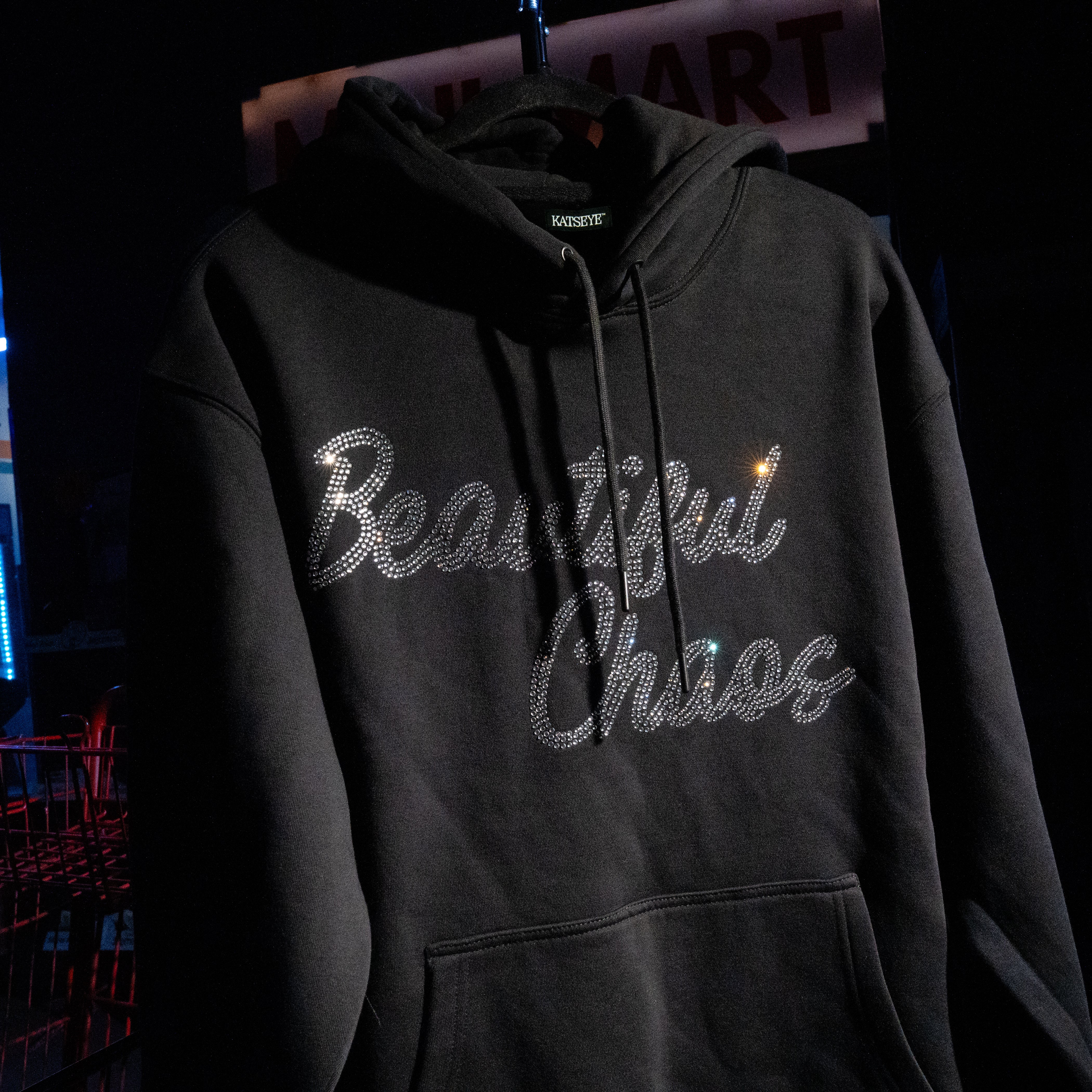 BEAUTIFUL CHAOS Hoodie Front Detail