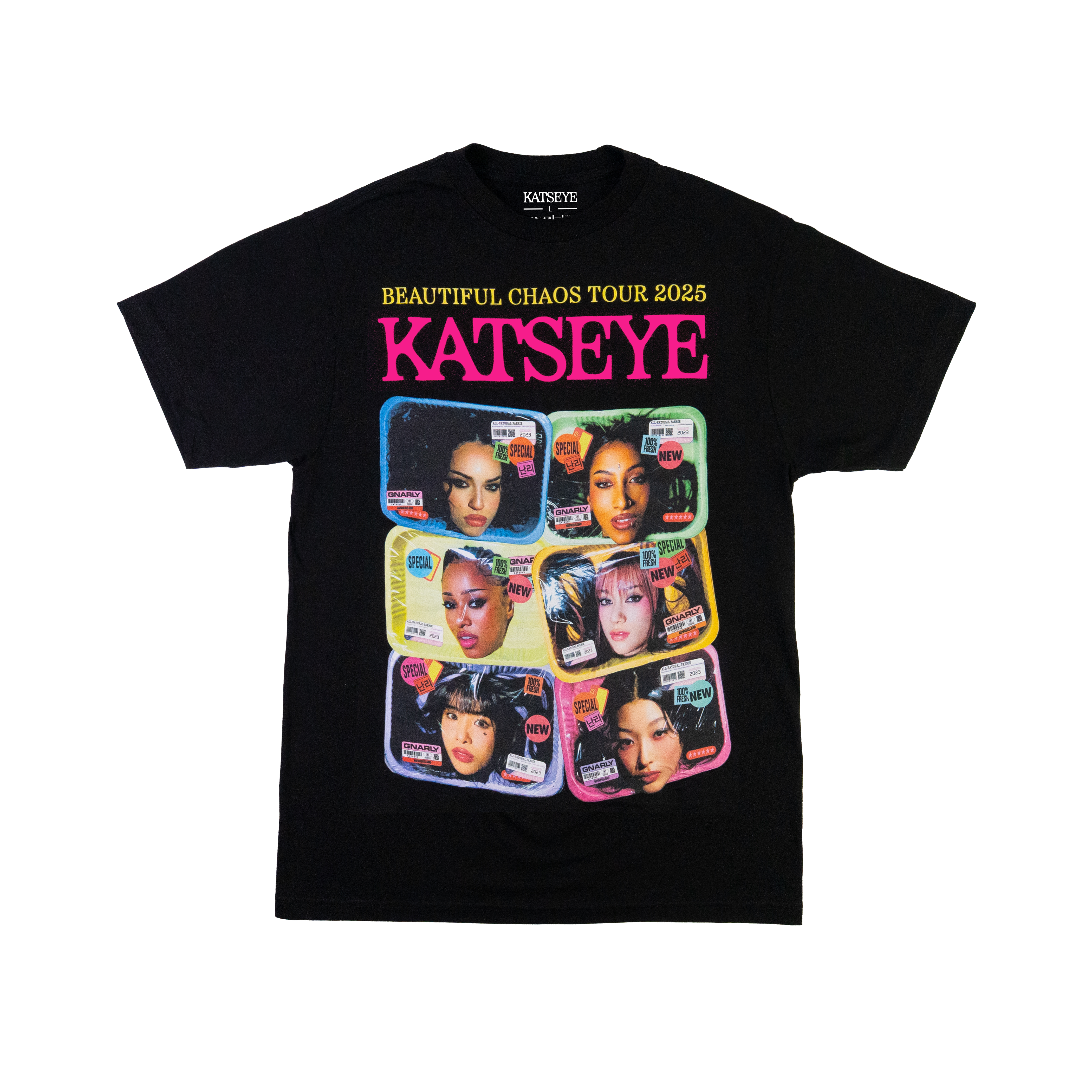 BEAUTIFUL CHAOS Routing T-Shirt (Black) Front