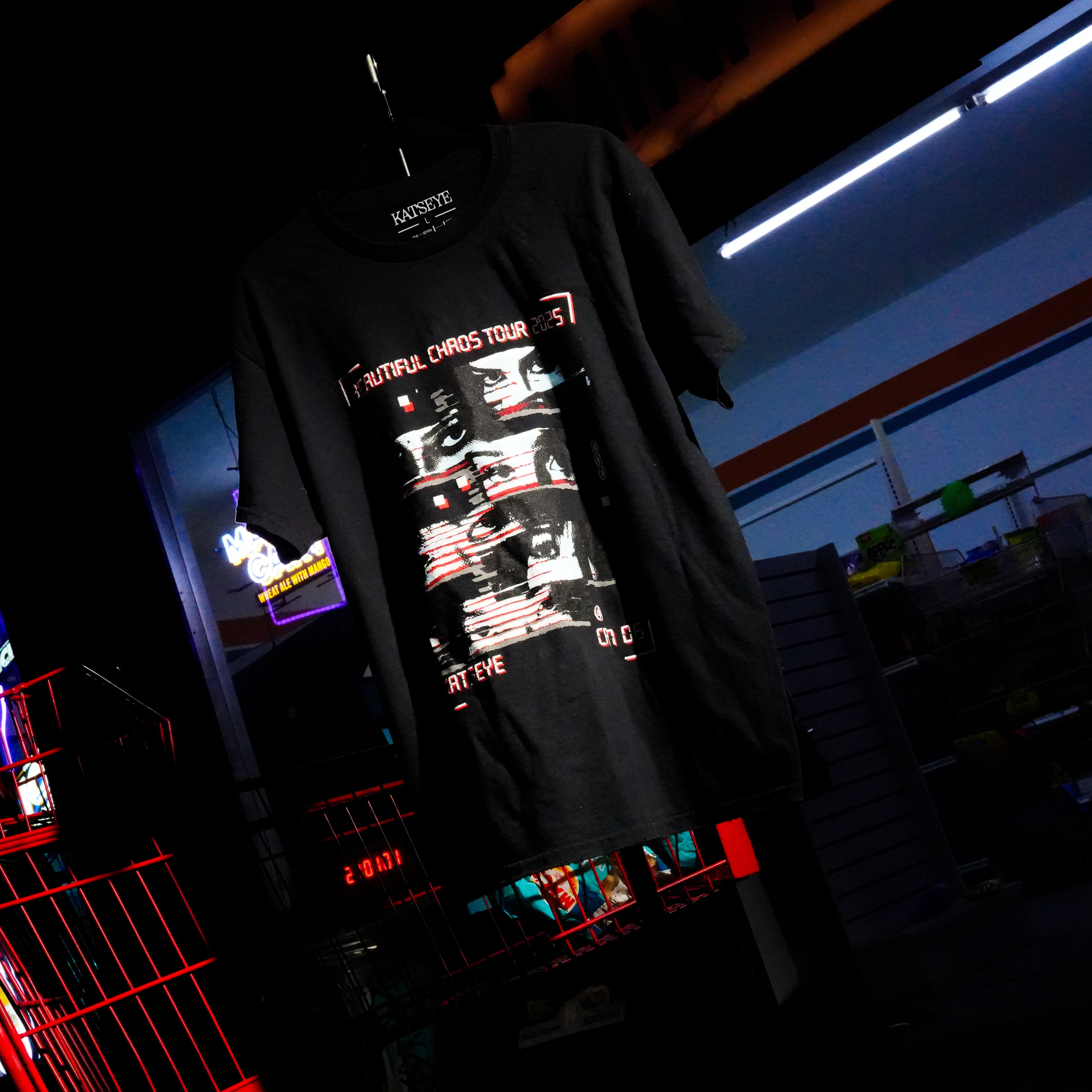 BEAUTIFUL CHAOS Distressed T-Shirt Lifestyle