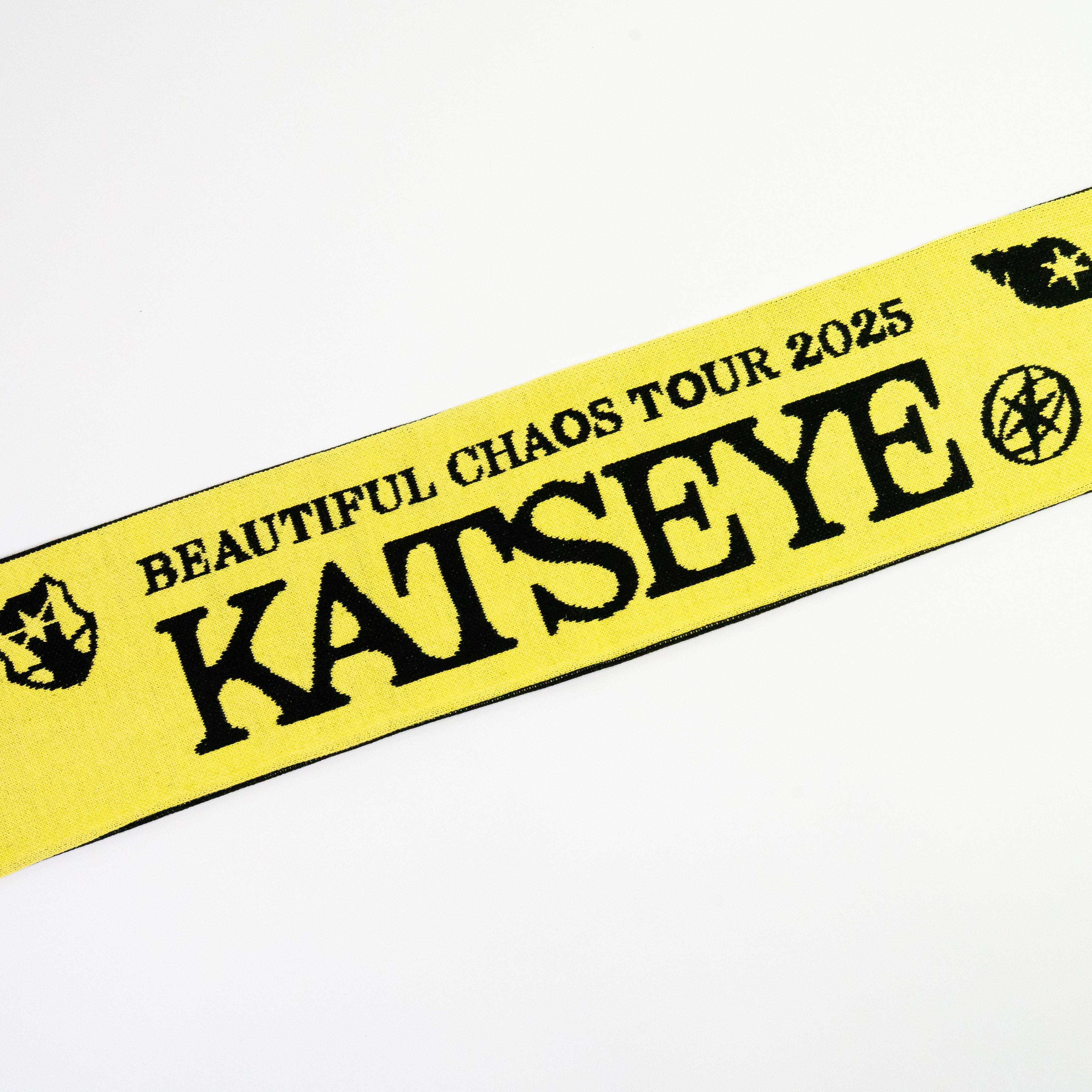 BEAUTIFUL CHAOS Slogan Muffler Alt Detail