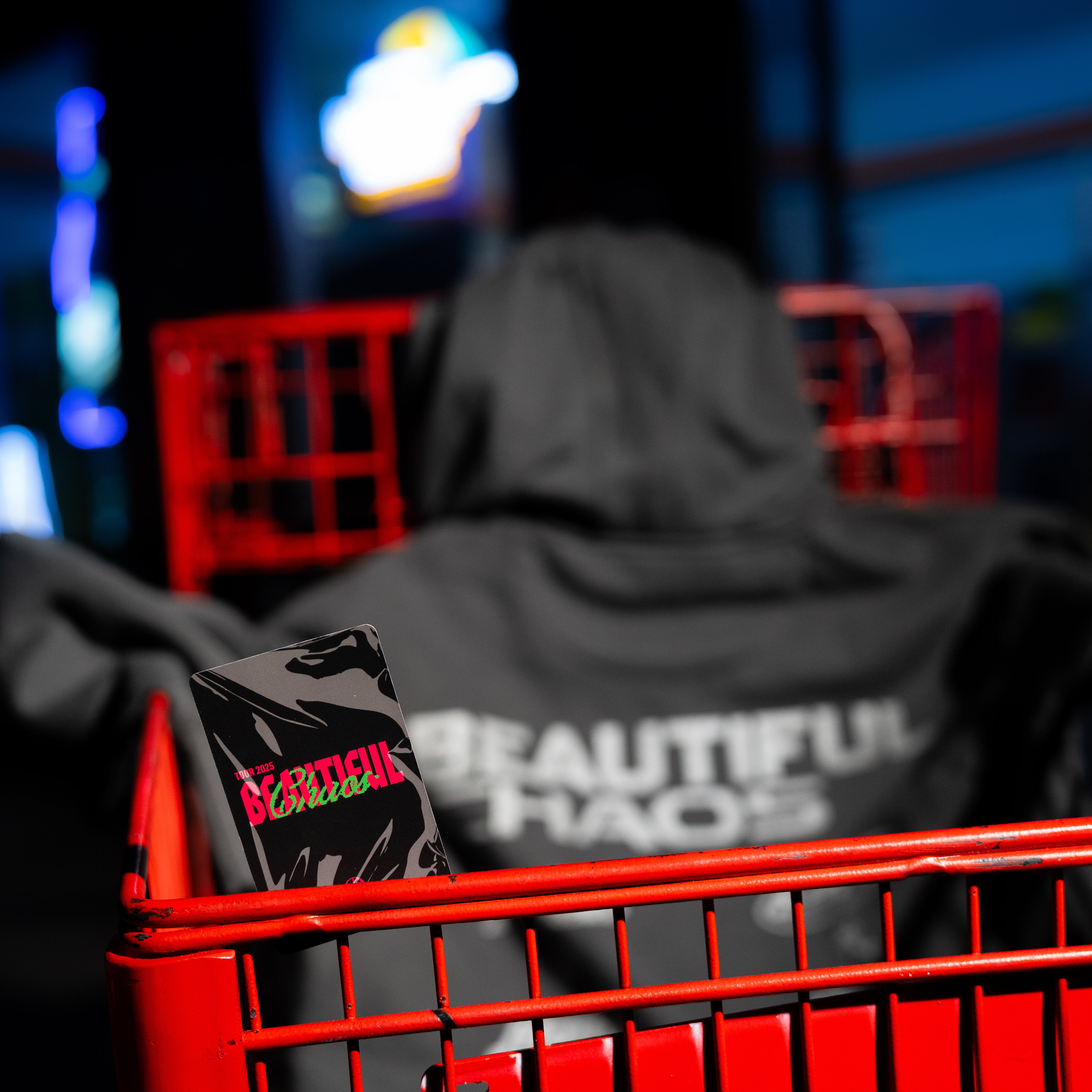 BEAUTIFUL CHAOS Zip-Up Hoodie Lifestyle Card