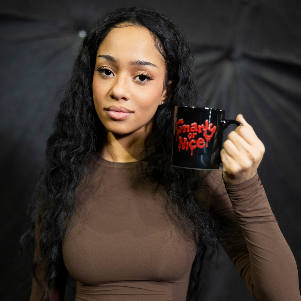 Holiday 'Gnarly or Nice?' Mug