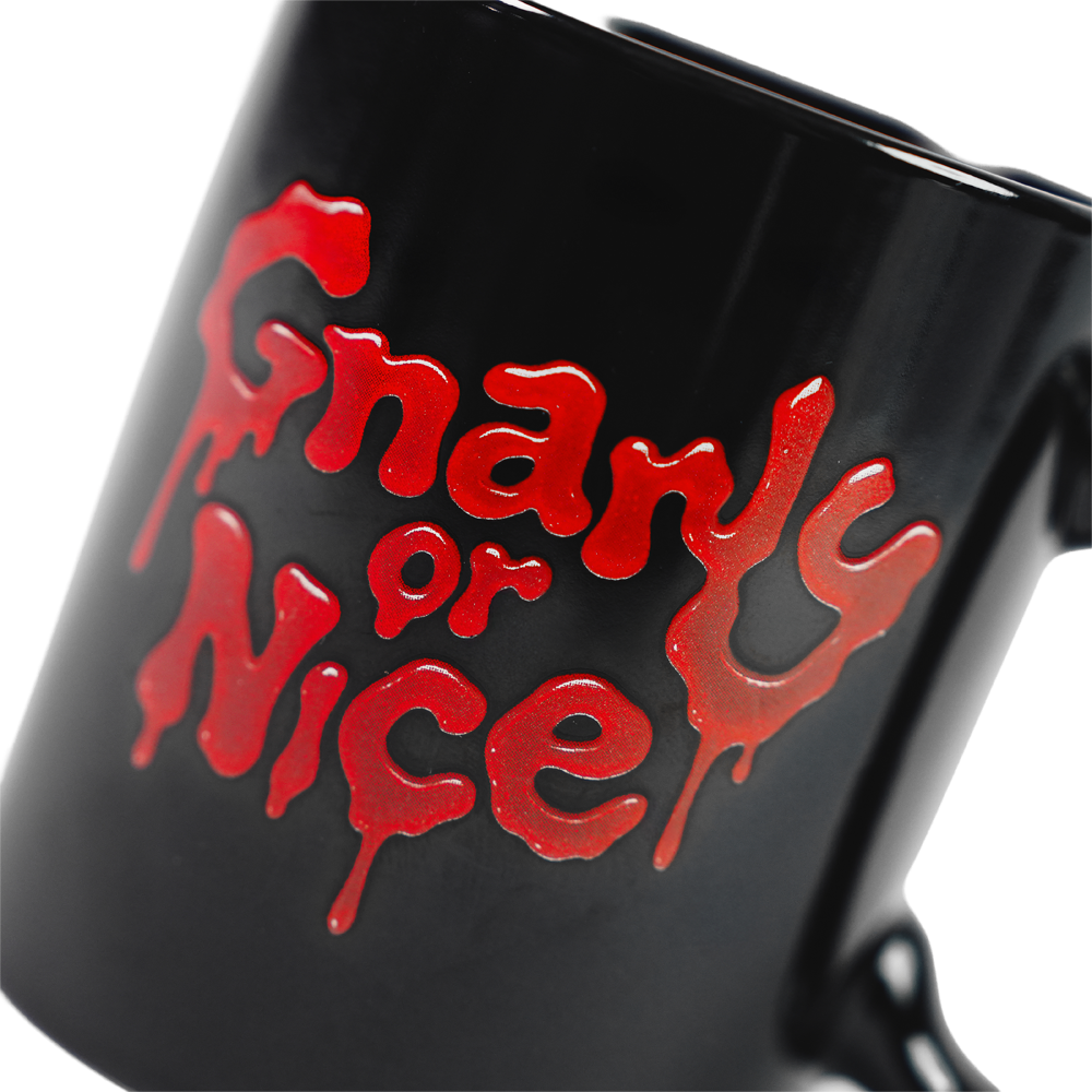 Holiday 'Gnarly or Nice?' Mug