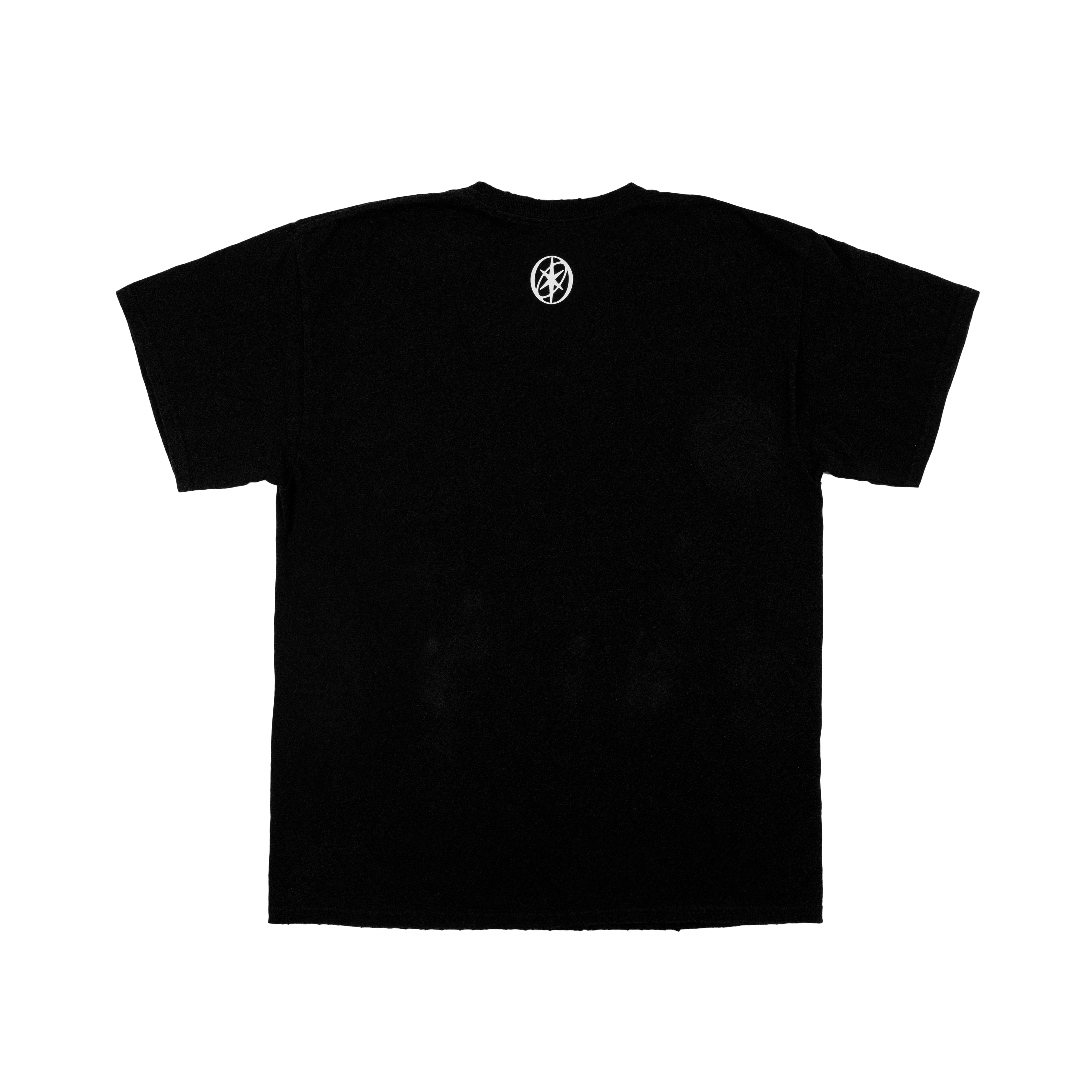 BEAUTIFUL CHAOS Distressed T-Shirt Back