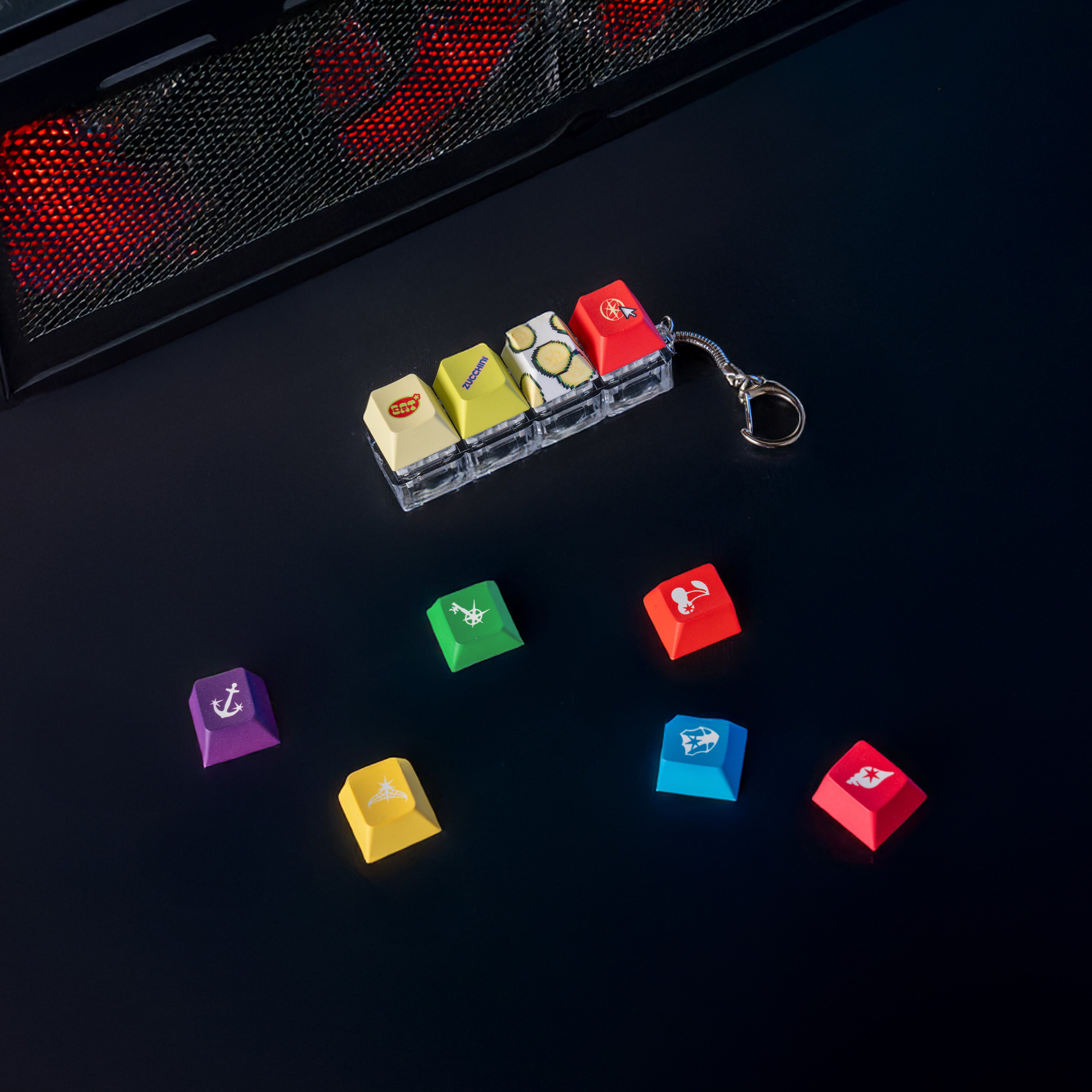 Internet Girl Keypad Keyring 8