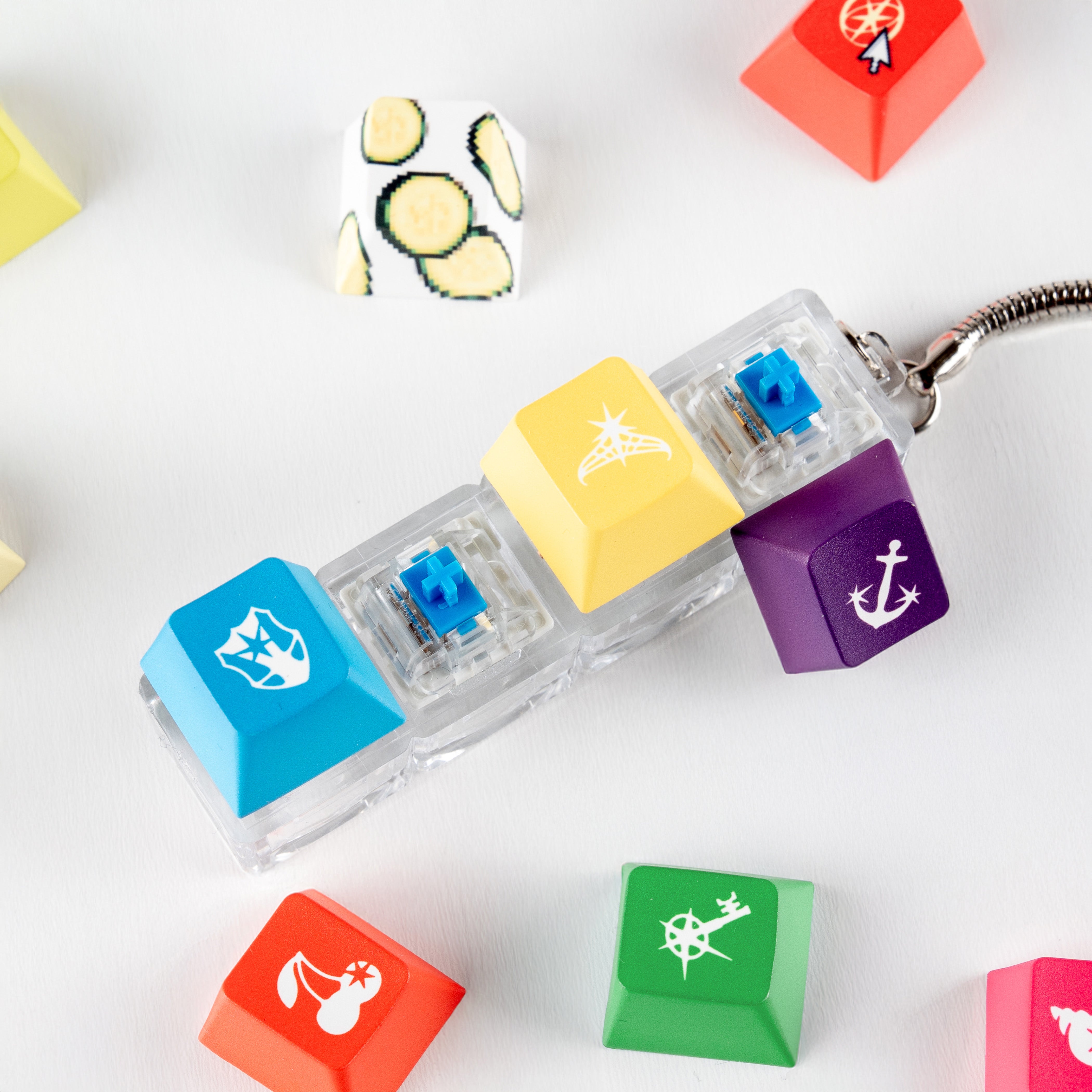 Internet Girl Keypad Keyring 3