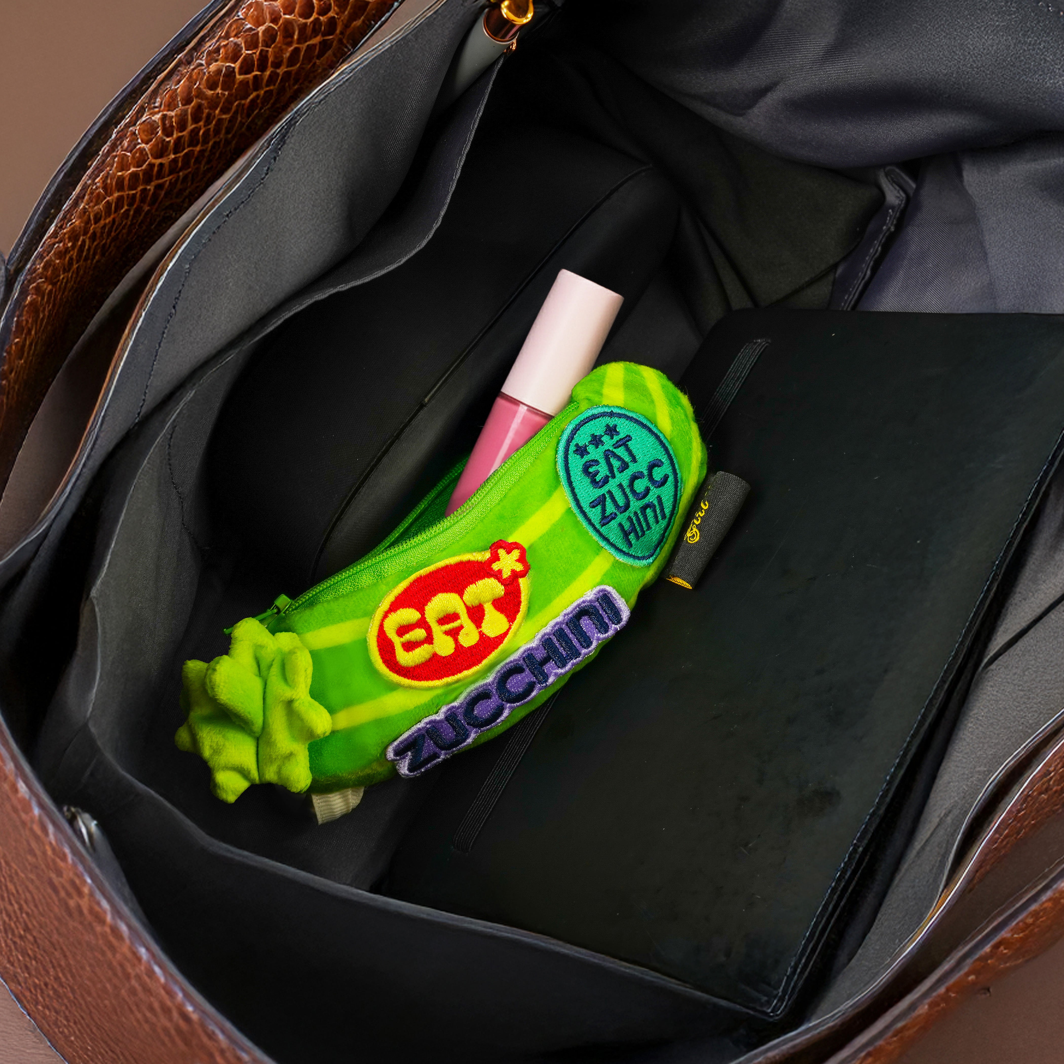 Internet Girl Zucchini Pouch Keyring